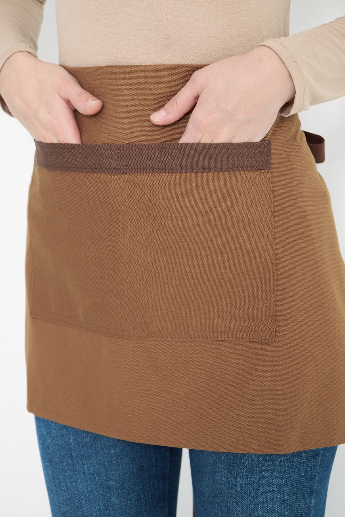Su İtici Leke Tutmaz Kafe Barista Seramik Pasta Aşçı Garson Çiçekçi Restoran Cafe Apron Kadın Önlük