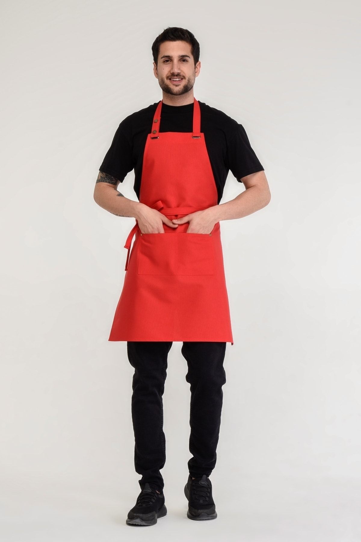 Su Itici Leke Tutmaz Kafe Barista Şef Aşçı Garson Çiçekçi Restoran Cafe Apron Mutfak Önlüğü 1 Adet