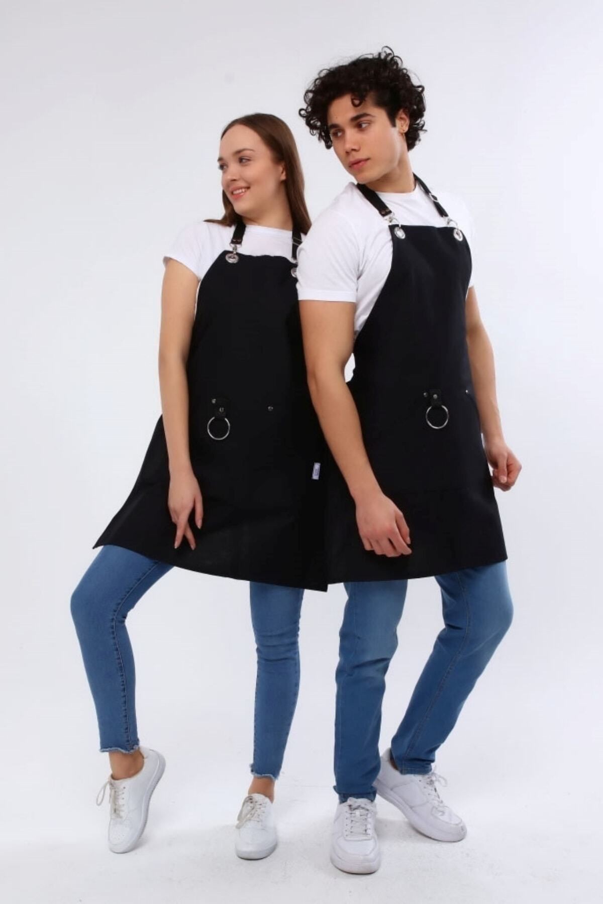 Cafe Barista Kuaför Barmen Çiçekçi Mutfak Önlükleri Leke Tutmaz Bordo