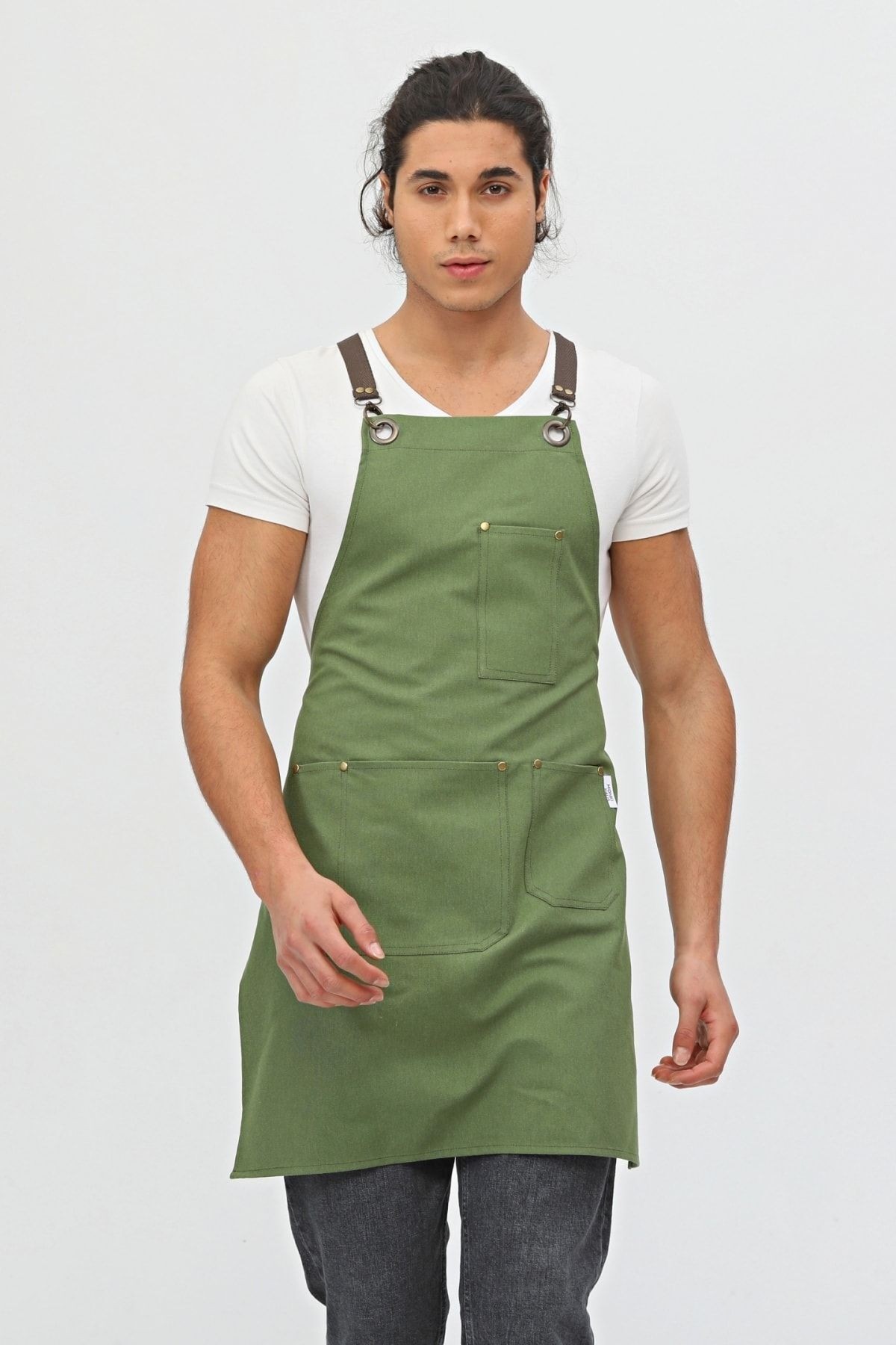 Cafe, Barista, Kuaför, Mutfak, Chef, Şef, Ressam Ve Çiçekçi Önlükleri Leke Tutmaz Önlük