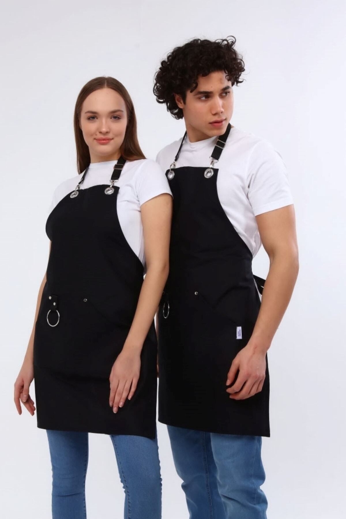 Cafe Barista Kuaför Barmen Çiçekçi Mutfak Önlükleri Leke Tutmaz Bordo
