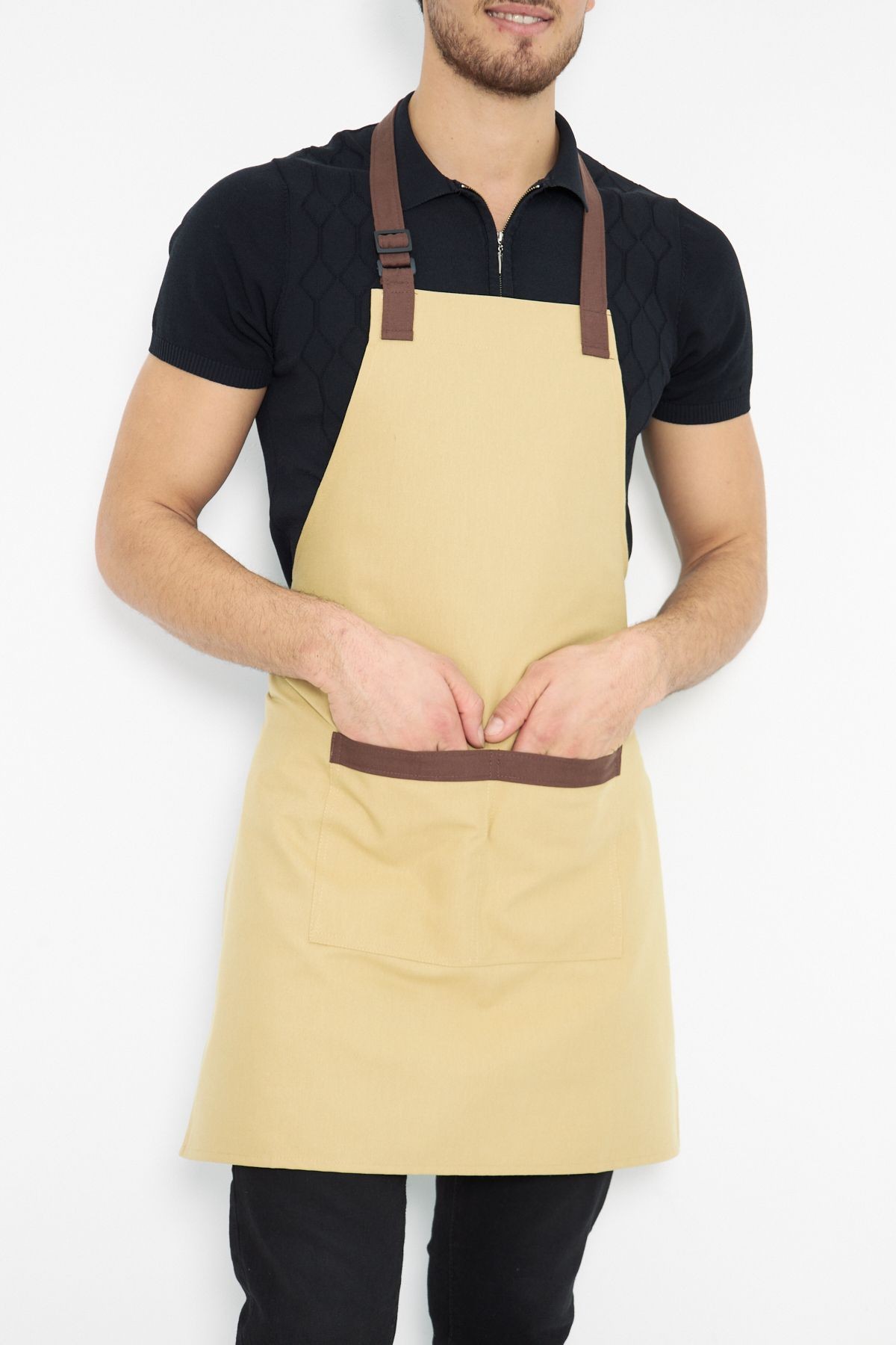 Su İtici Leke Tutmaz Kafe Barista Seramik Pasta Aşçı Garson Çiçekçi Restoran Cafe Apron Erkek Önlük