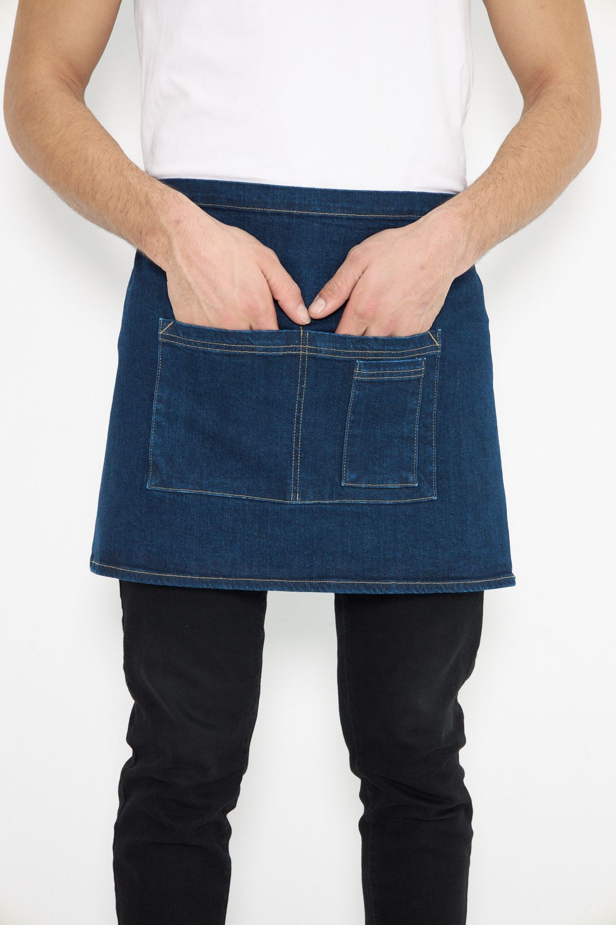 Kafe Barista Seramik Pasta Aşçı Garson Çiçekçi Restoran Cafe Apron Unisex Yarım Kot Önlük