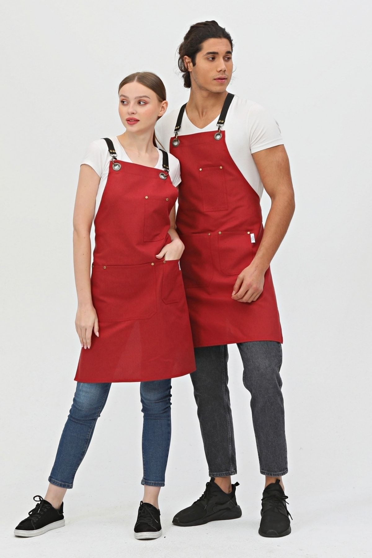 Cafe, Barista, Kuaför, Mutfak, Chef, Şef, Ressam Ve Çiçekçi Önlükleri Leke Tutmaz Önlük