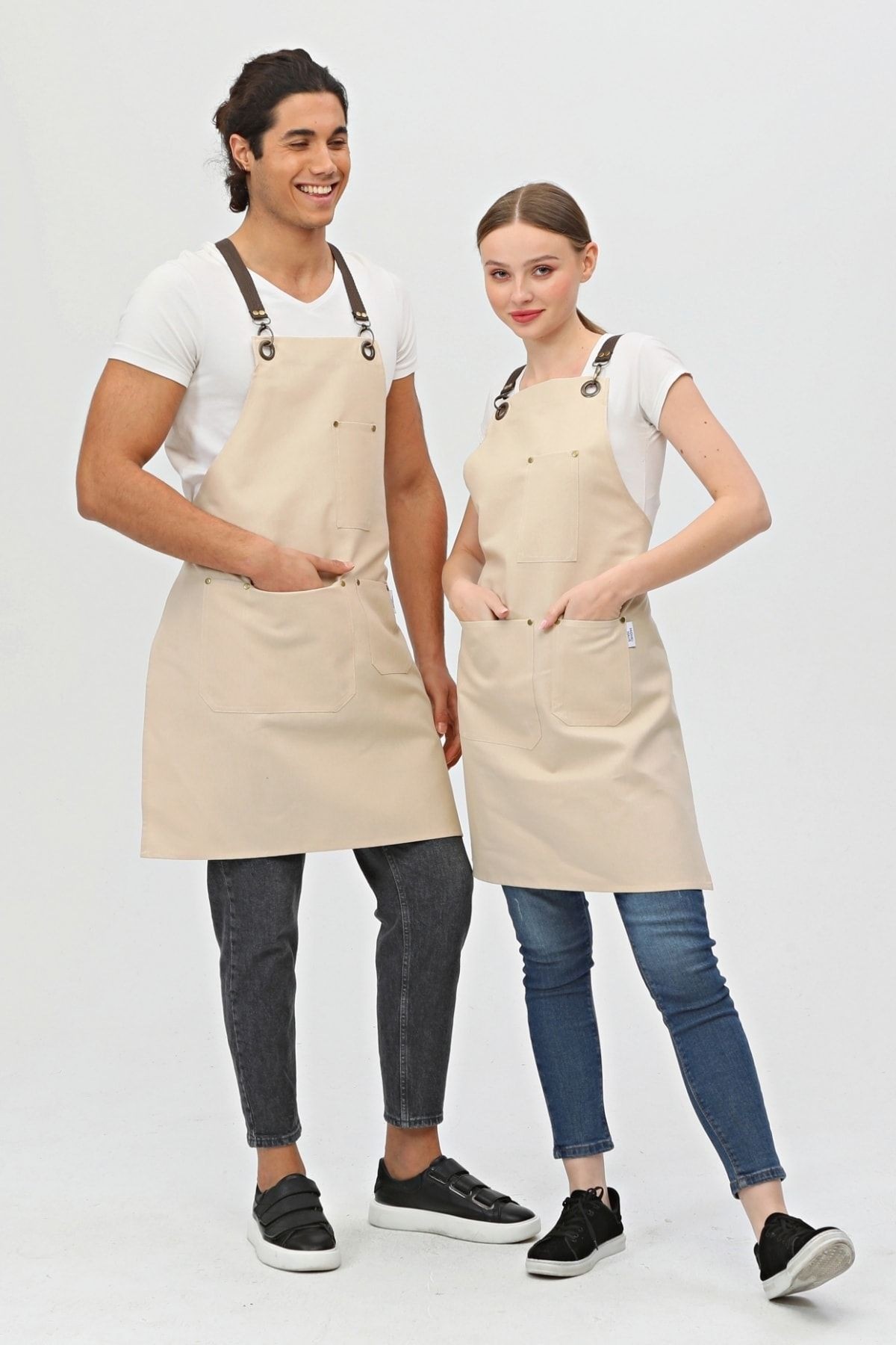 Cafe, Barista, Kuaför, Mutfak, Chef, Şef, Ressam Ve Çiçekçi Önlükleri Leke Tutmaz Önlük