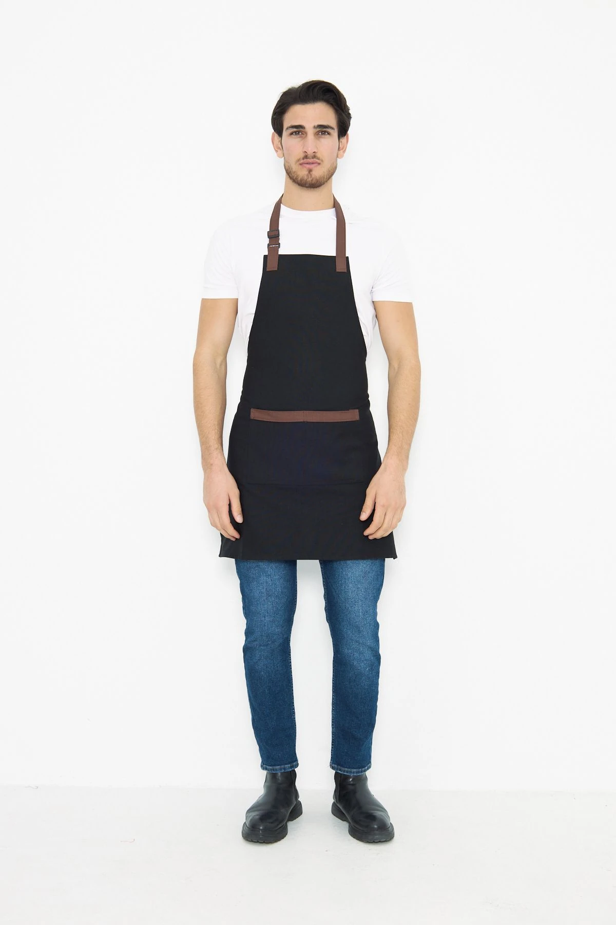 Su İtici Leke Tutmaz Kafe Barista Seramik Pasta Aşçı Garson Çiçekçi Restoran Cafe Apron Erkek Önlük