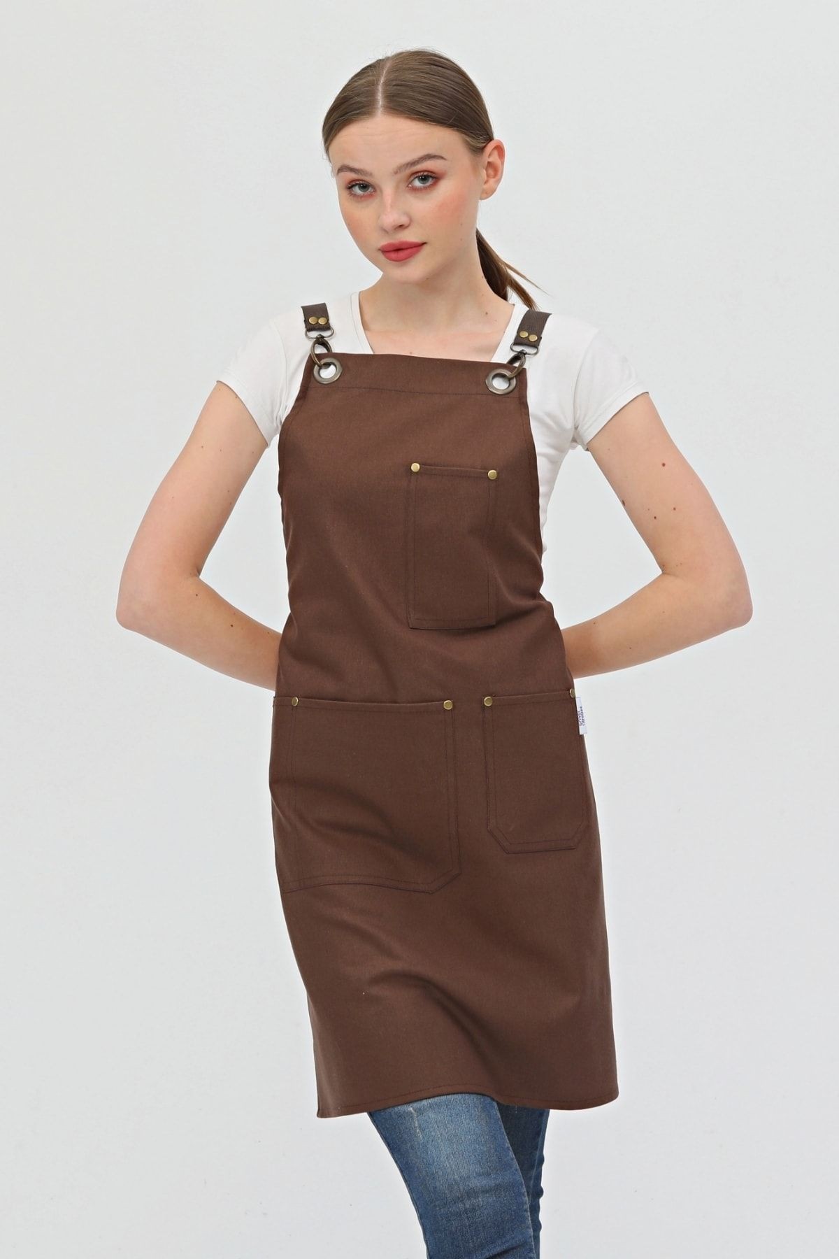 Cafe, Barista, Kuaför, Mutfak, Chef, Şef, Ressam Ve Çiçekçi Önlükleri Leke Tutmaz Önlük