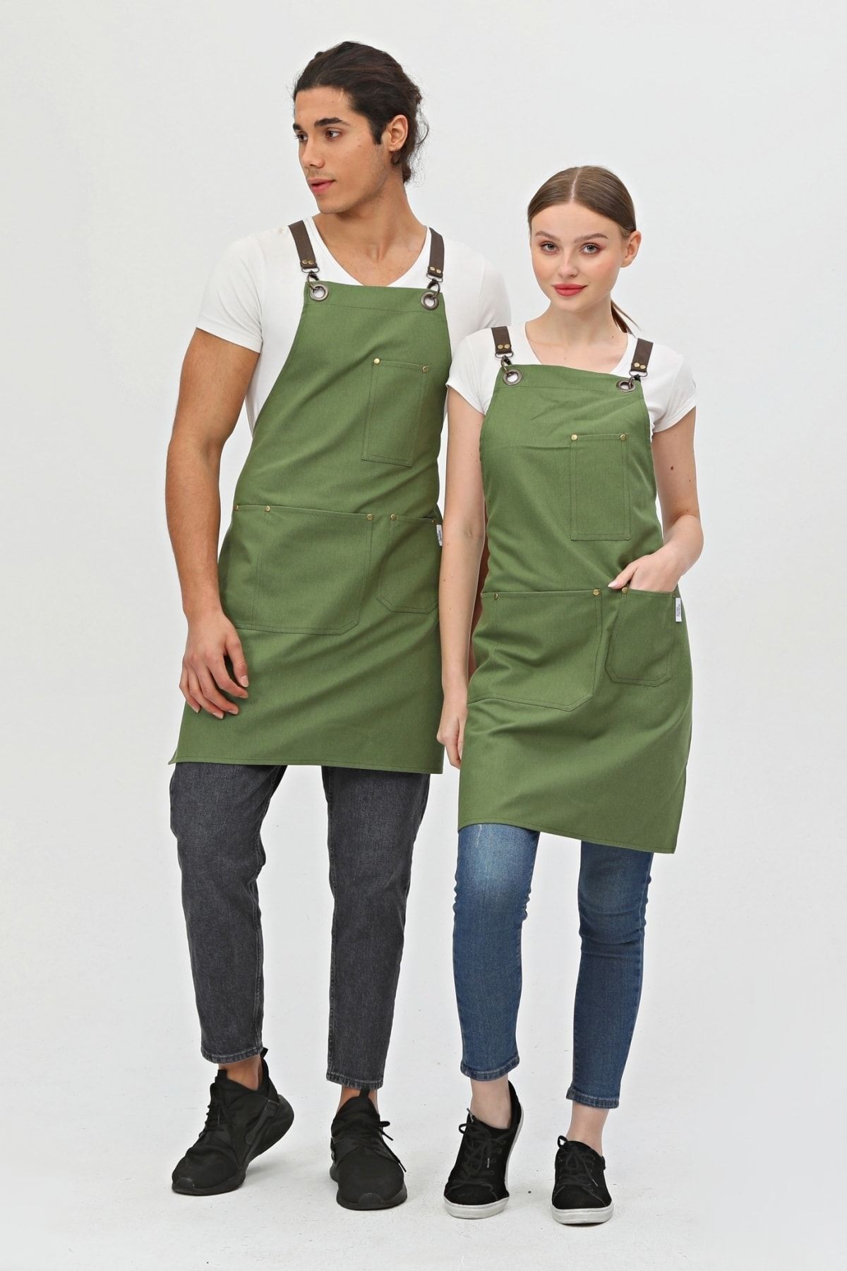 Cafe, Barista, Kuaför, Mutfak, Chef, Şef, Ressam Ve Çiçekçi Önlükleri Leke Tutmaz Önlük