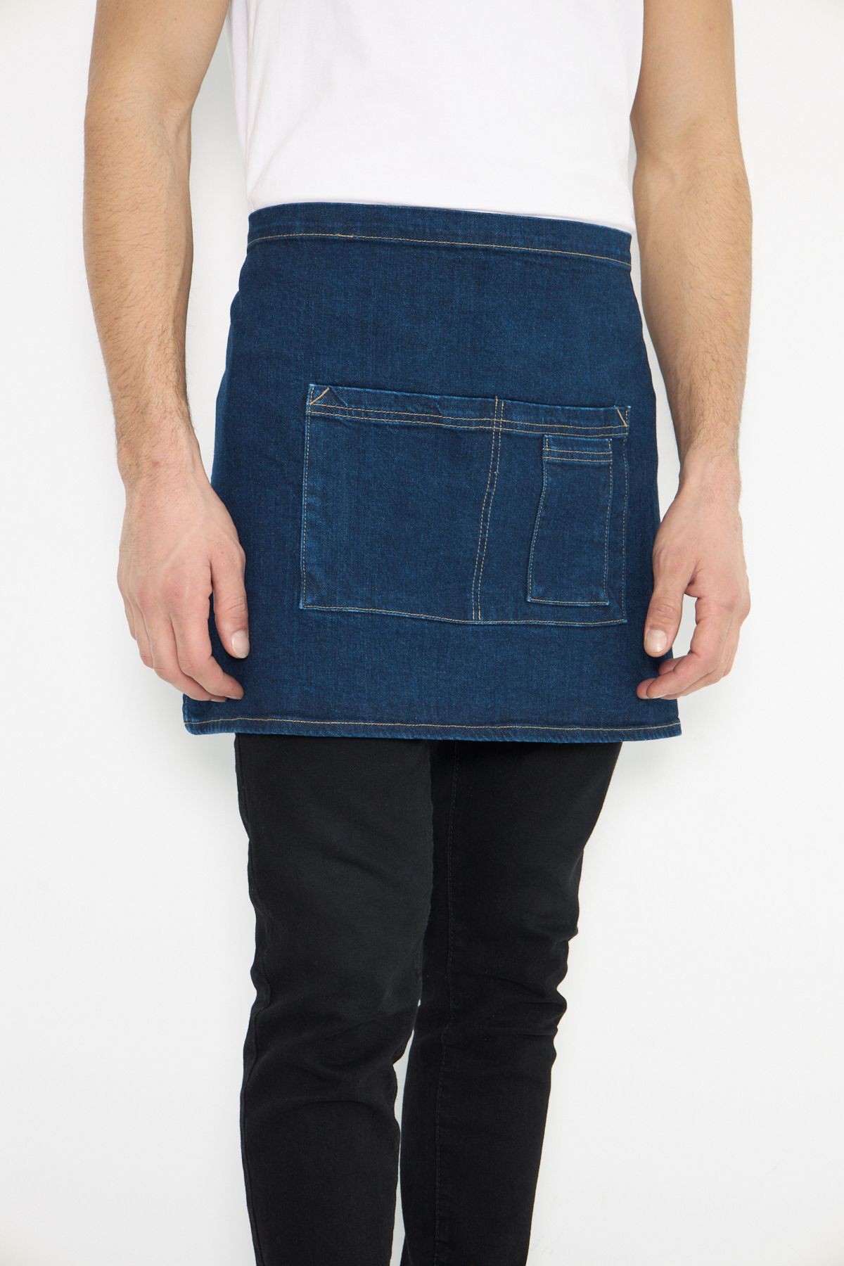 Kafe Barista Seramik Pasta Aşçı Garson Çiçekçi Restoran Cafe Apron Unisex Yarım Kot Önlük