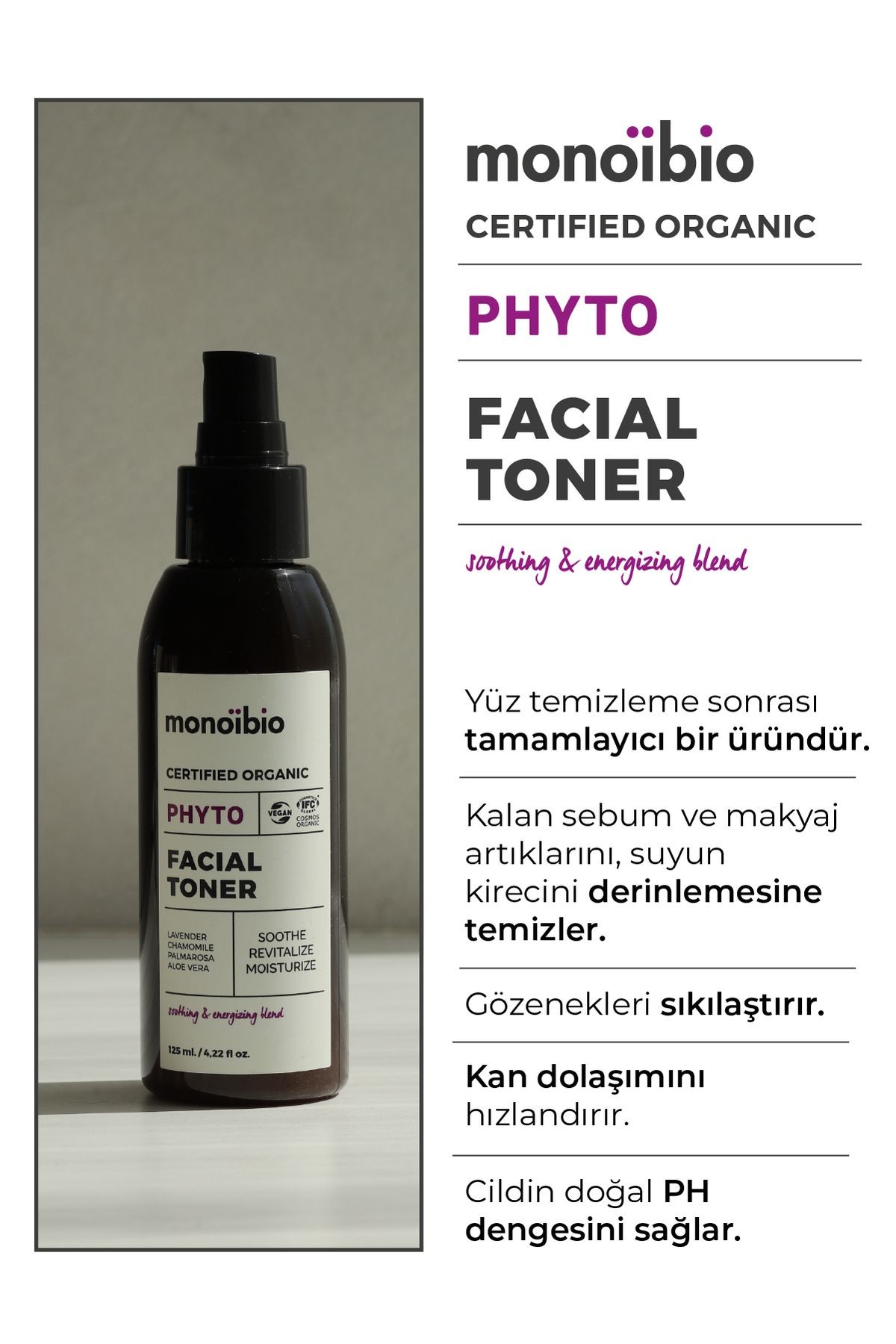 Pure Balance Makyaj Temizleme Seti - Canlandırıcı Tonik Ve Makyaj Temizleme Pamuğu 2'li Set