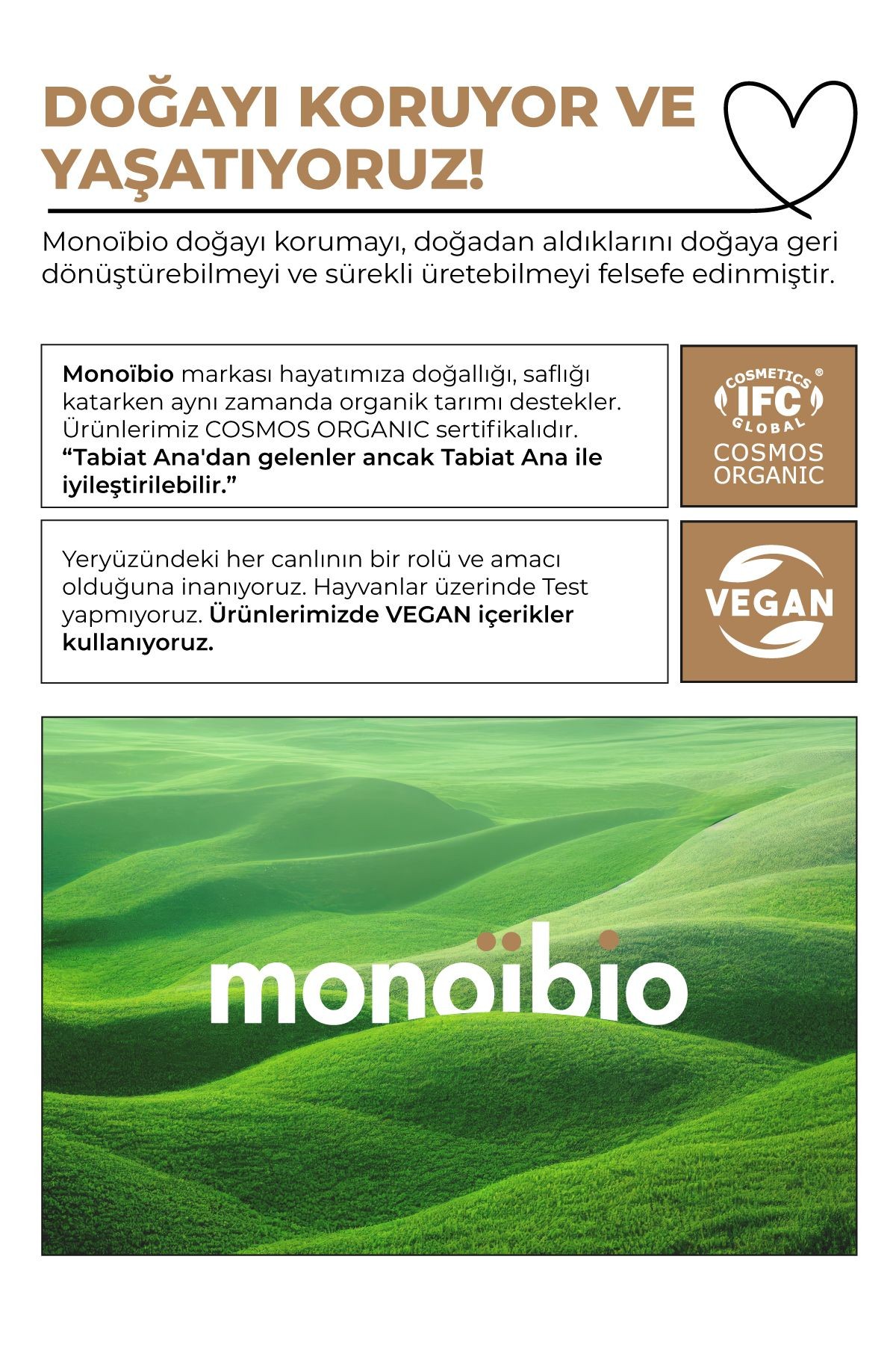Makyaj ve Yüz Temizleme Pamuğu - Organik ve Yeniden Kullanılabilir - Büyük Boy - Monoibio