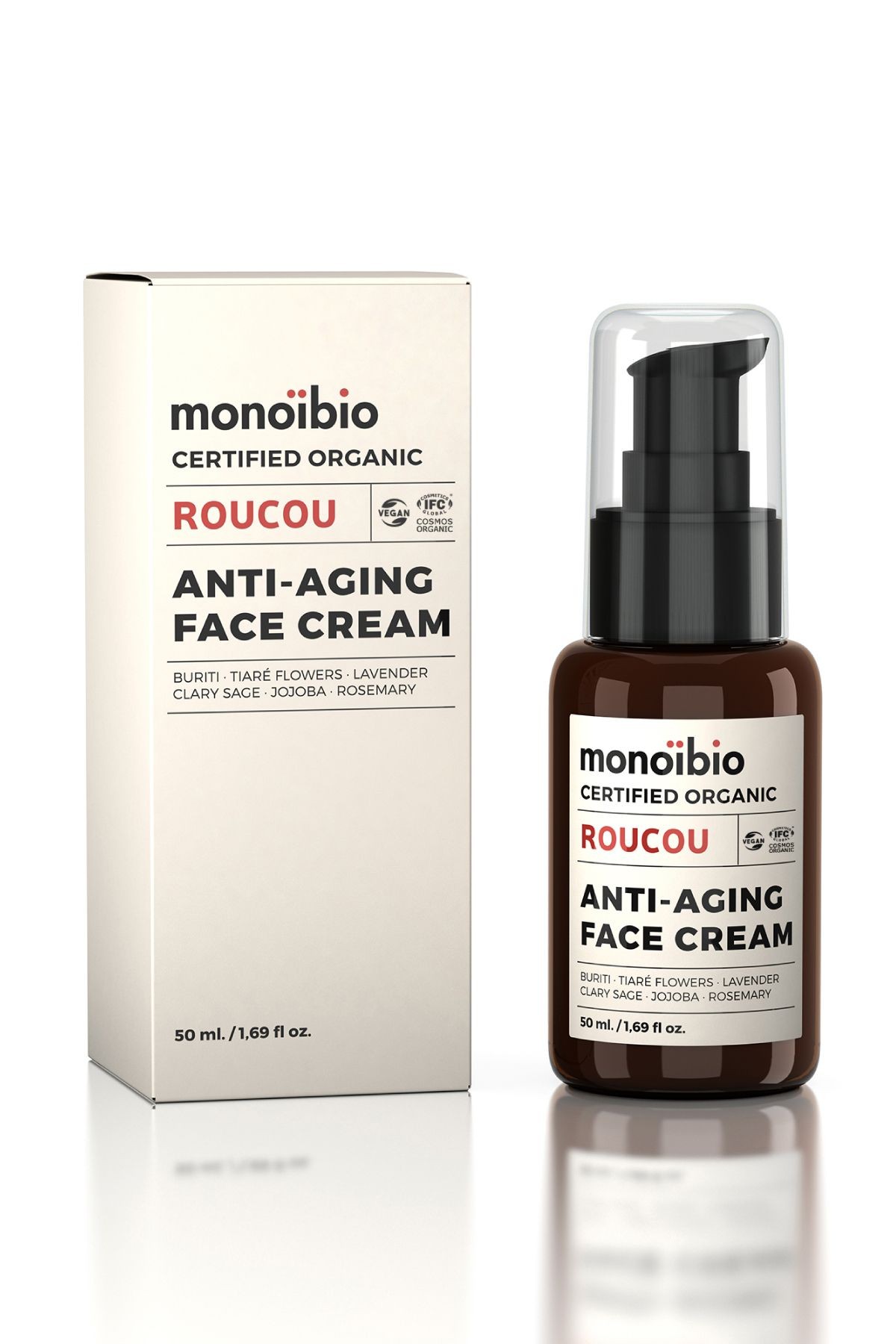 Roucou Organik Anti-Aging Yüz Bakım Kremi - Yaşlanma Karşıtı - Kırışıklık Karşıtı