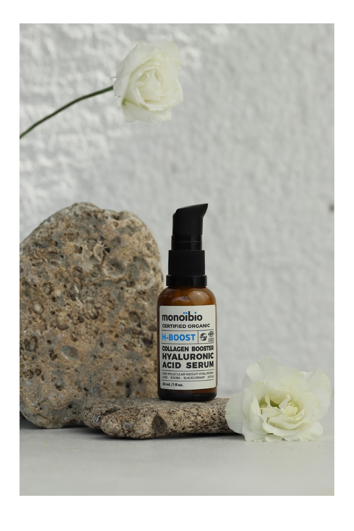 H-boost Organik Sertifikalı Hyalüronik Asit Serum – Yoğun Nemlendirici Gece Ve Gündüz Serumu 30 ml