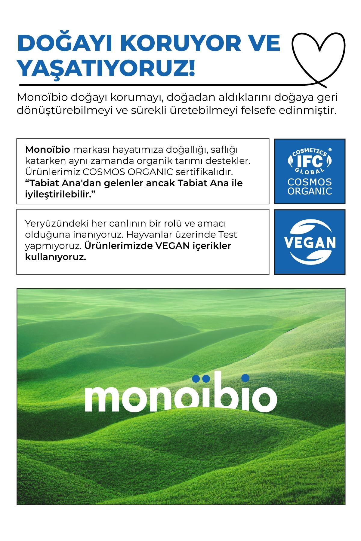 Tamanu Organik Yüz Temizleme Jeli - Yağlı Ciltler İçin Sebum Dengeleyici - Monoibio