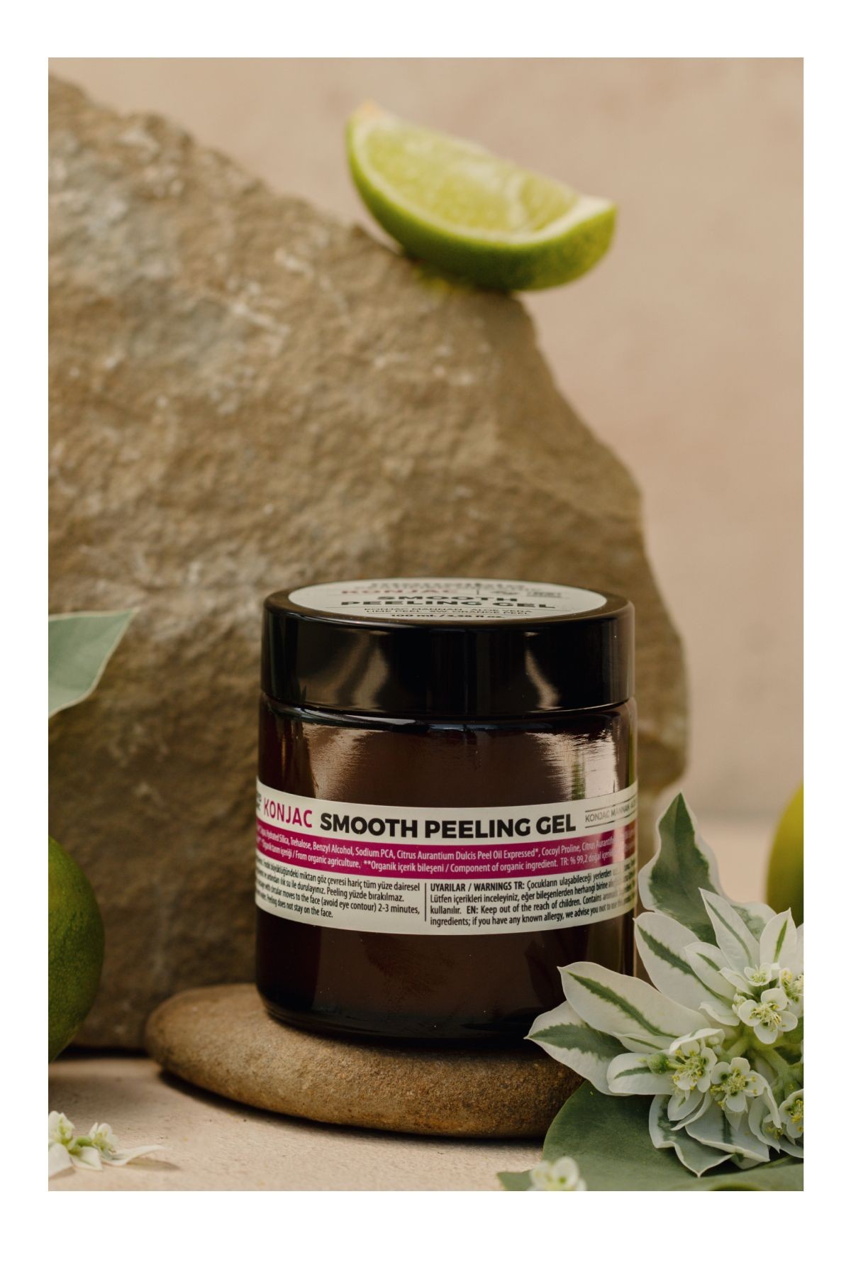 Konjac Organik Yüz Peeling Jeli - Cilt Yenileyici ve Arındırıcı - Monoibio