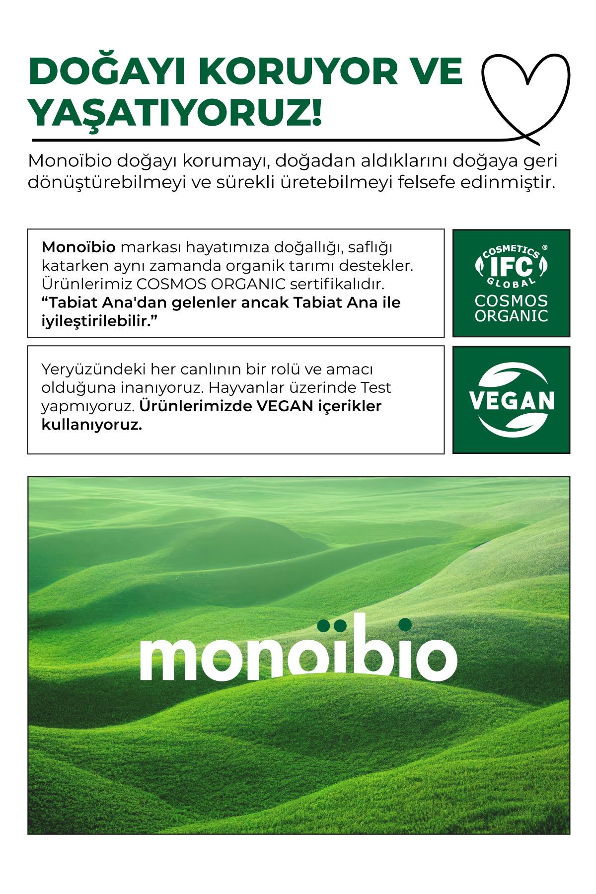 Tiaré Organik Yüz Temizleme Jeli - Normal ve Karma Ciltler İçin - Monoibio