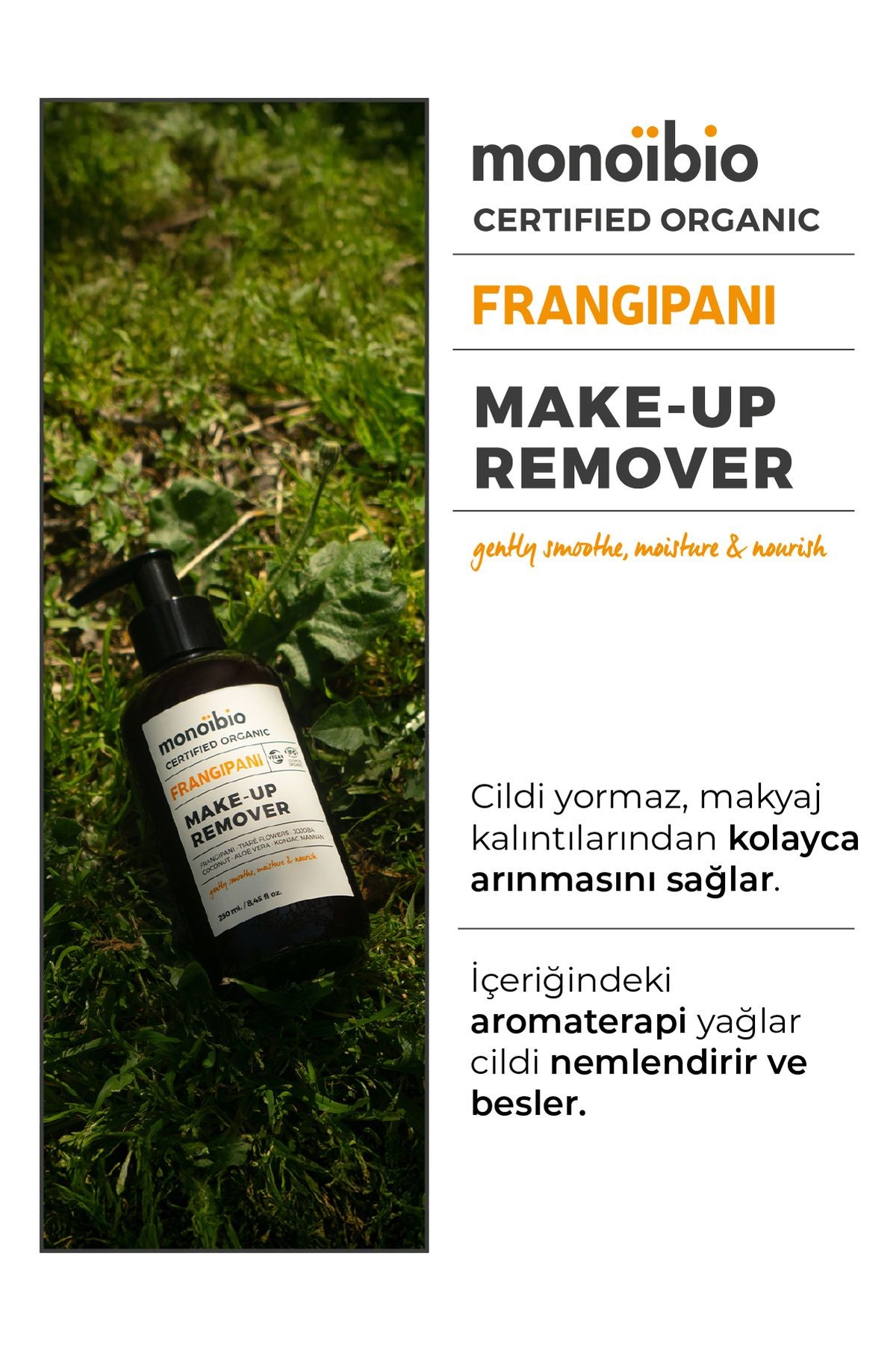 Pure Rituals Organik Makyaj Temizleme Seti - Frangipani Makeup Remover - Phyto Tonik - Makeup Pad