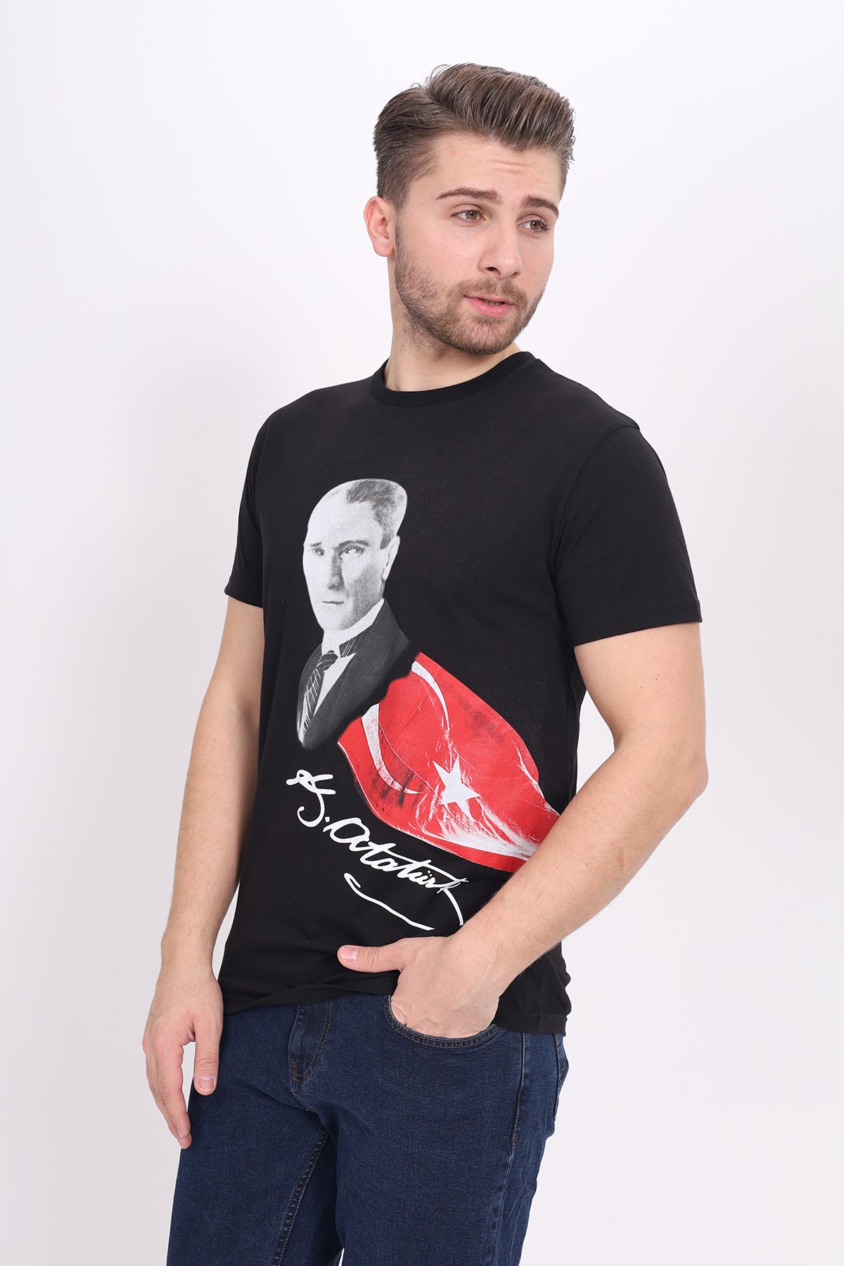 Toontoy Unisex Atatürk Baskılı Tişört