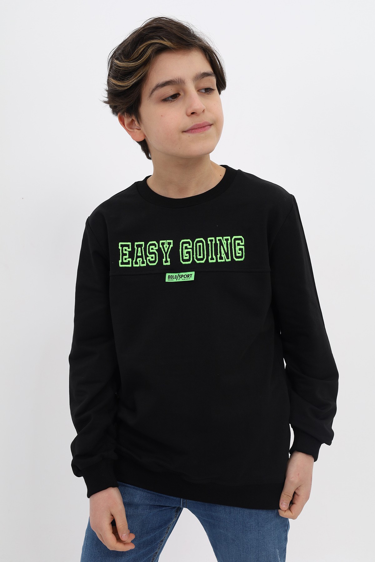 Toontoy Erkek Çocuk Nakışlı Sweatshirt