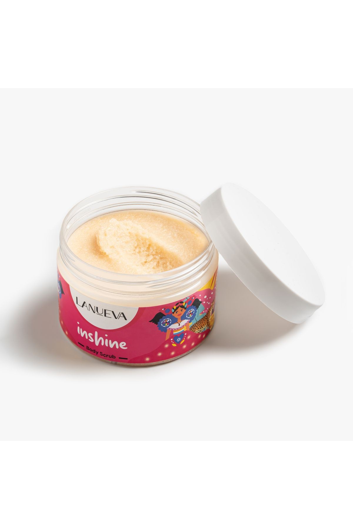 Lanueva Inshine Simli Body Scrub Besleyici Nemlendirici Ve Arındırıcı Vücut Peeling