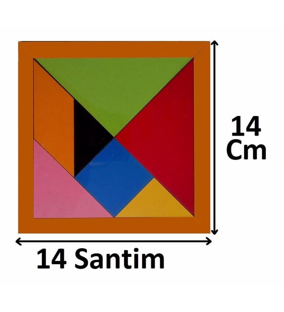 Ahşap Eğitici Geliştirici Zeka Tangram 