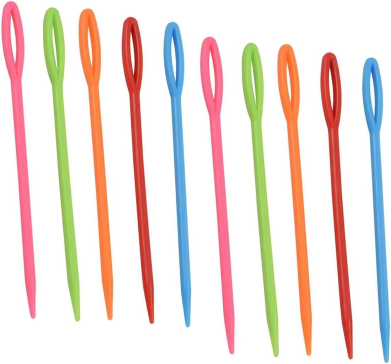Montessori Plastik İğne Karışık Renkli 20'li