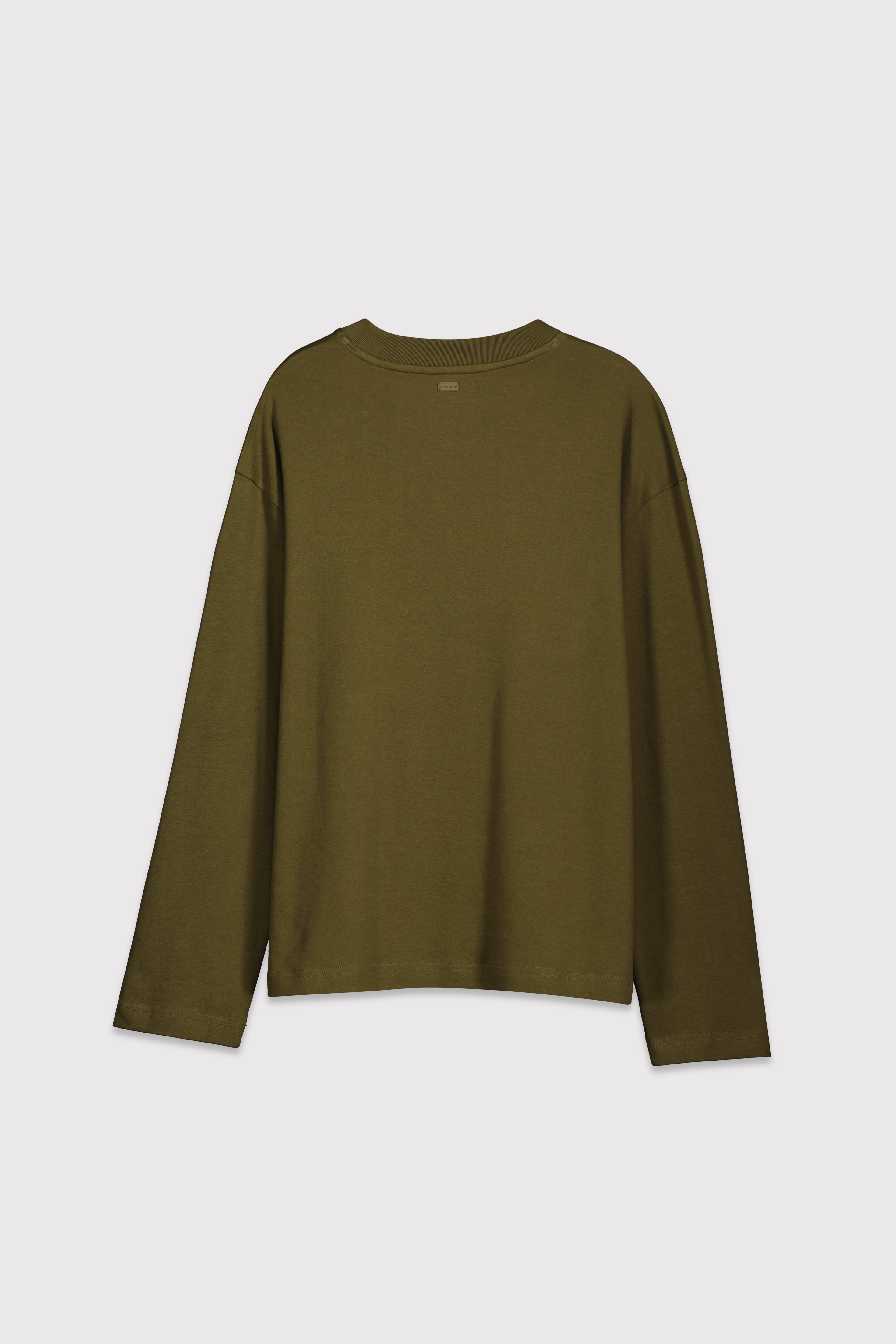 Premium Uzun Kol Oversize Tshirt - KOYU HAKİ