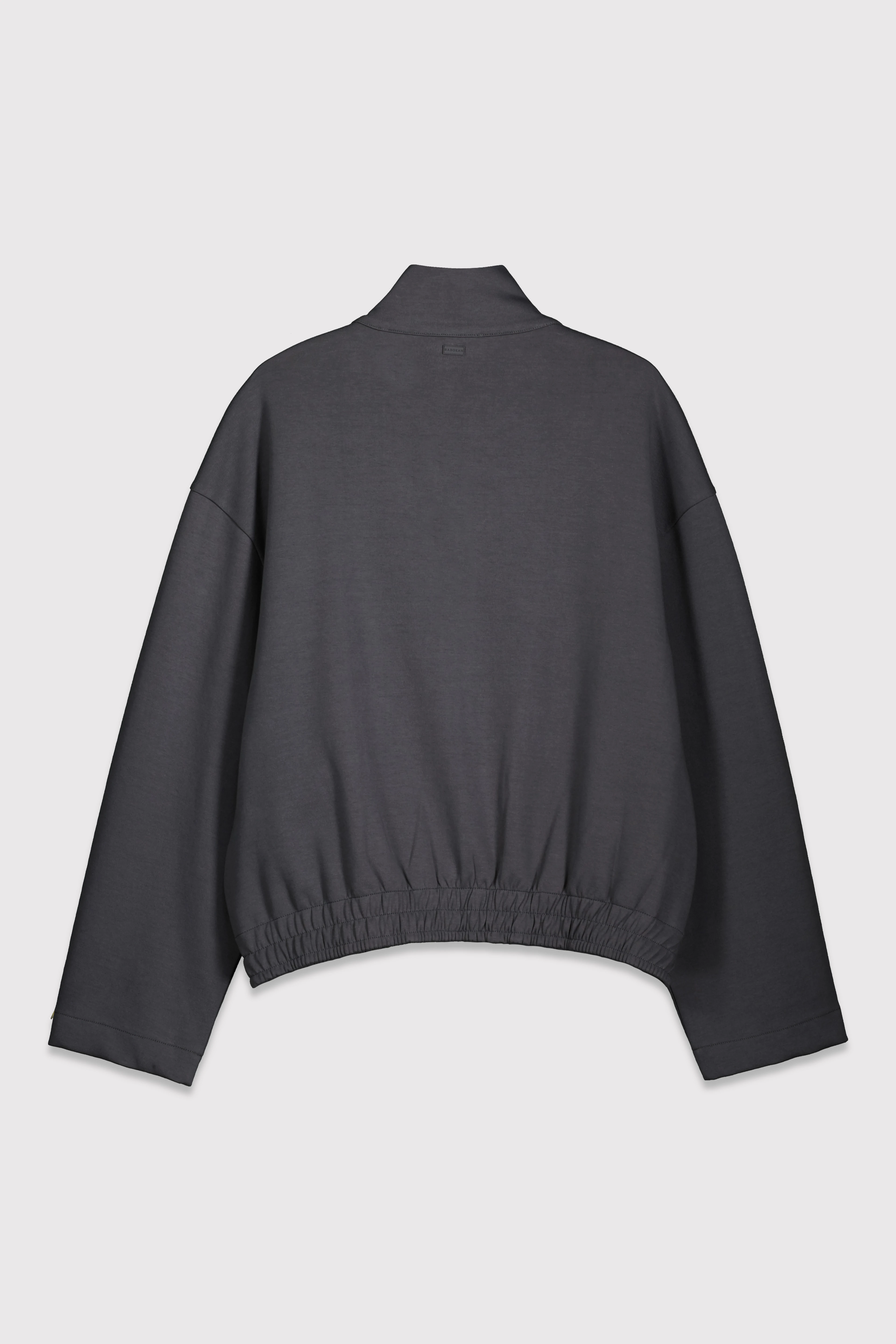 Dik Yaka Fermuarlı İnterlok Sweat Ceket