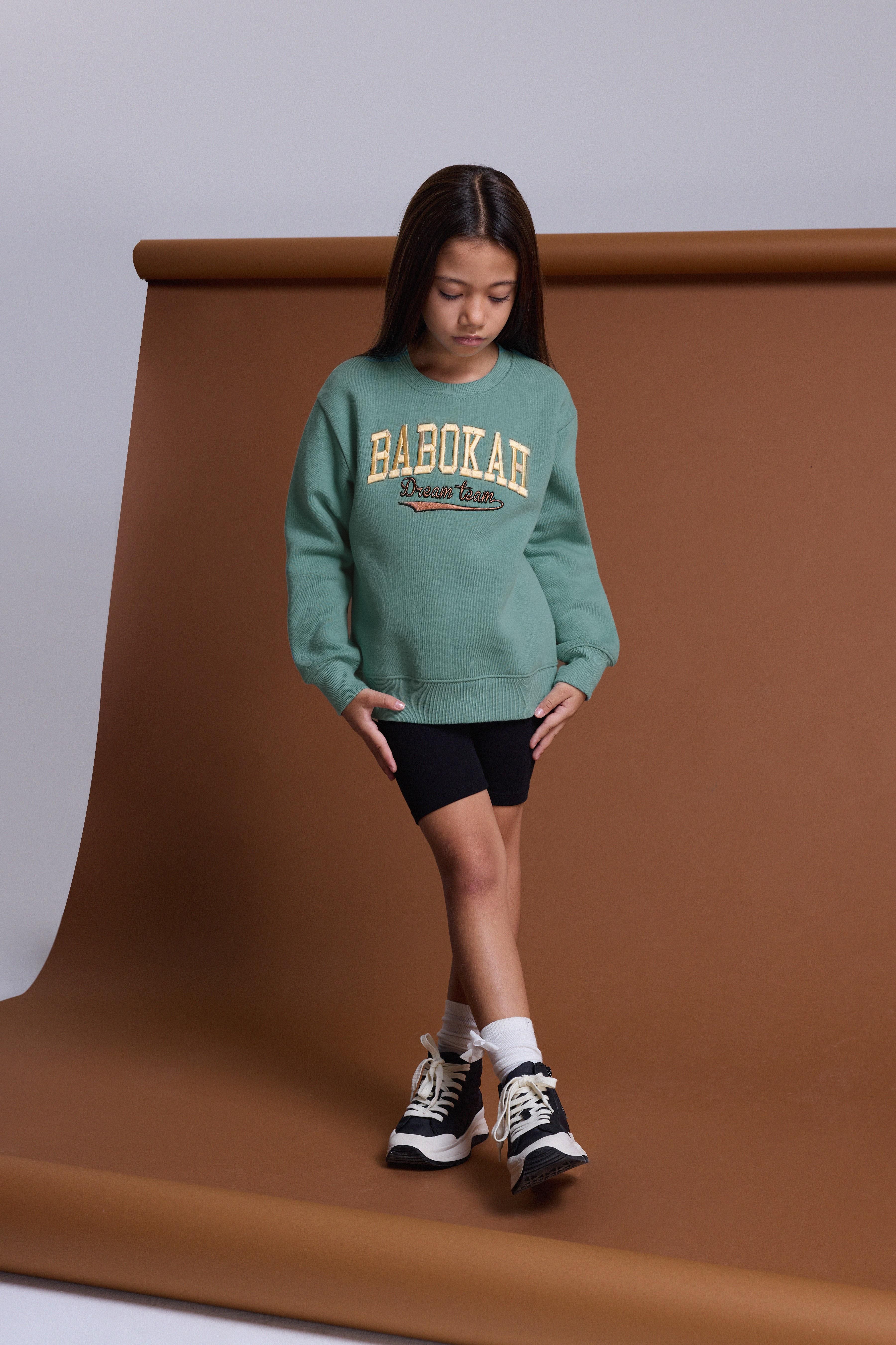 (Kids Girl) Kolej Aplikeli Sweatshirt