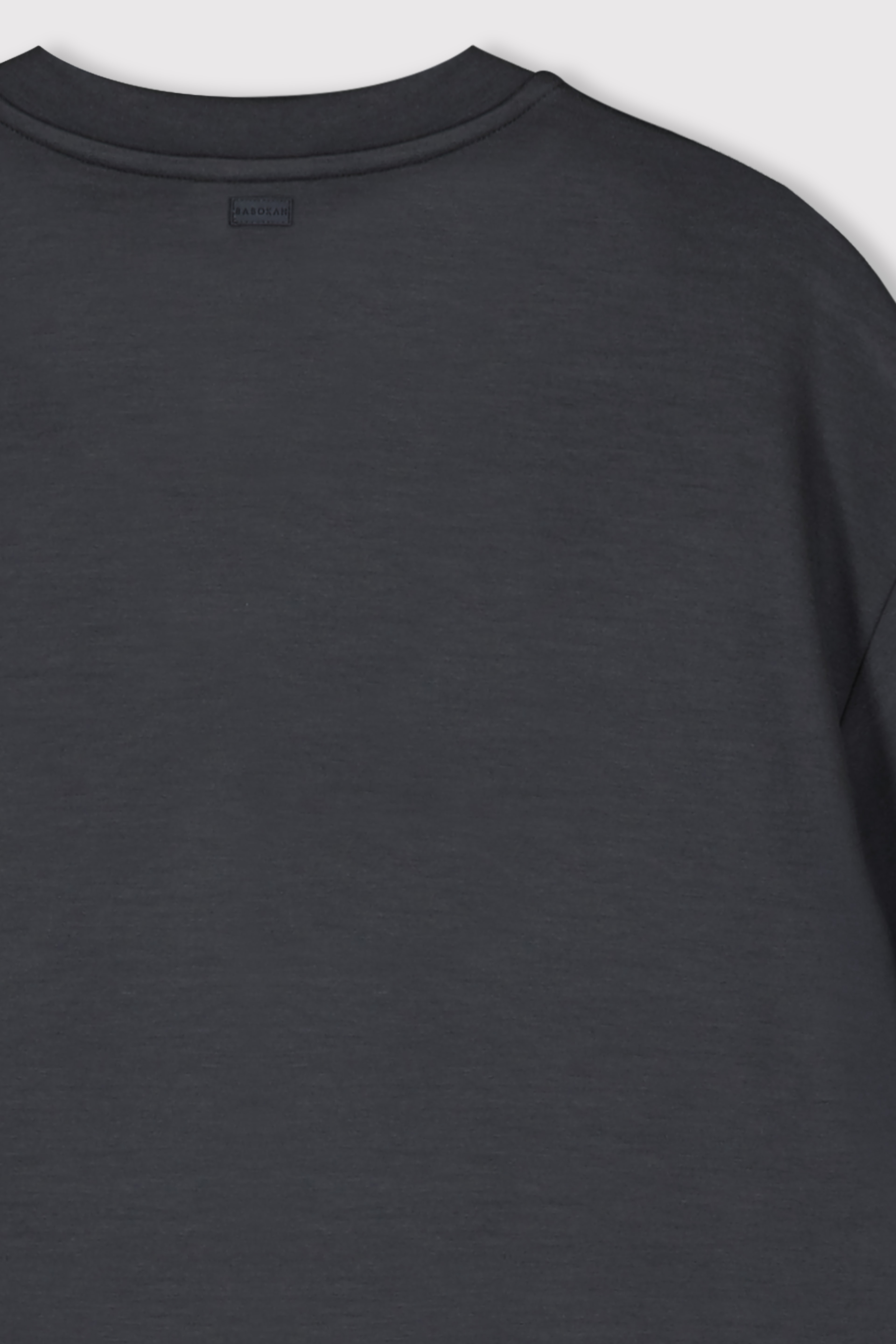 Yırtmaçlı Loose Fit Modal T-Shirt - KARBON
