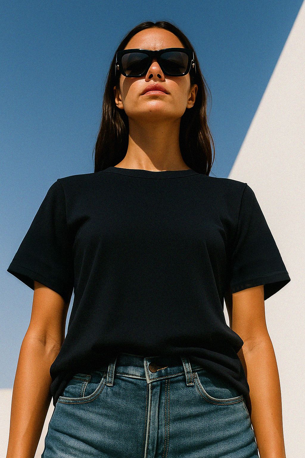 Premium Relaxed  Basic Tshirt - SİYAH