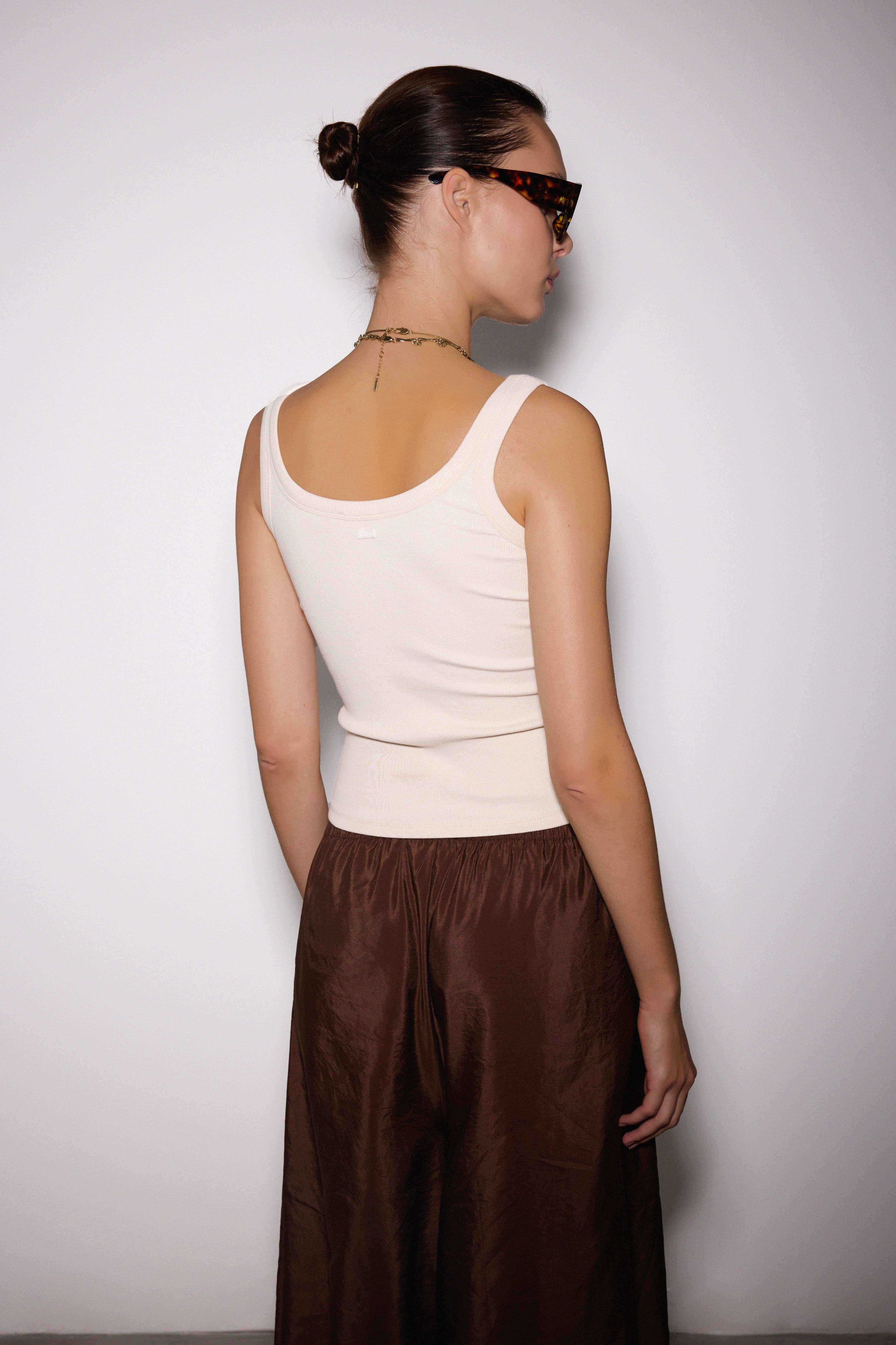 Fitilli Basic Atlet - BEYAZ KUM