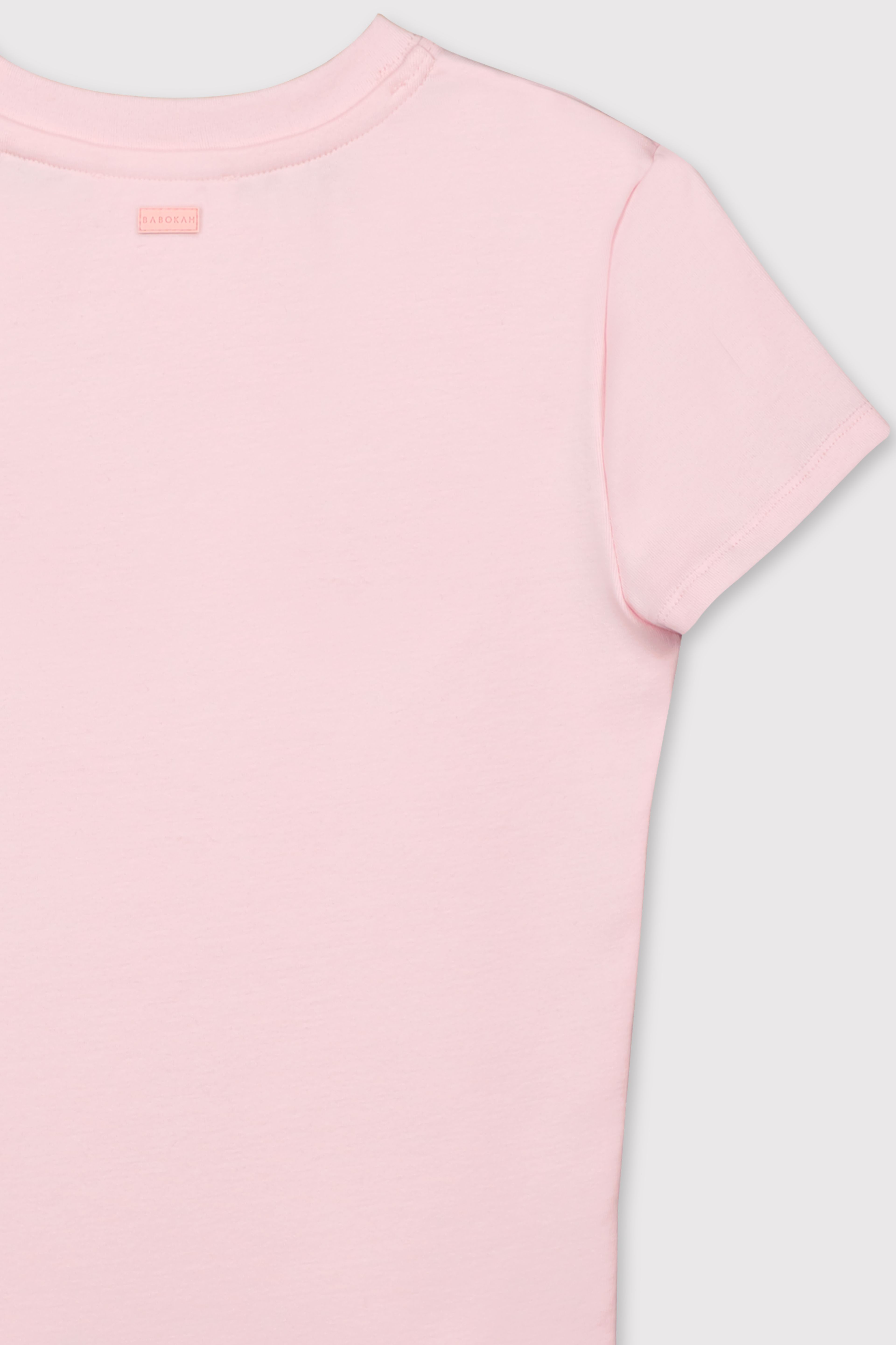 Bisiklet Yaka Kısa Kol Üst - PEMBE