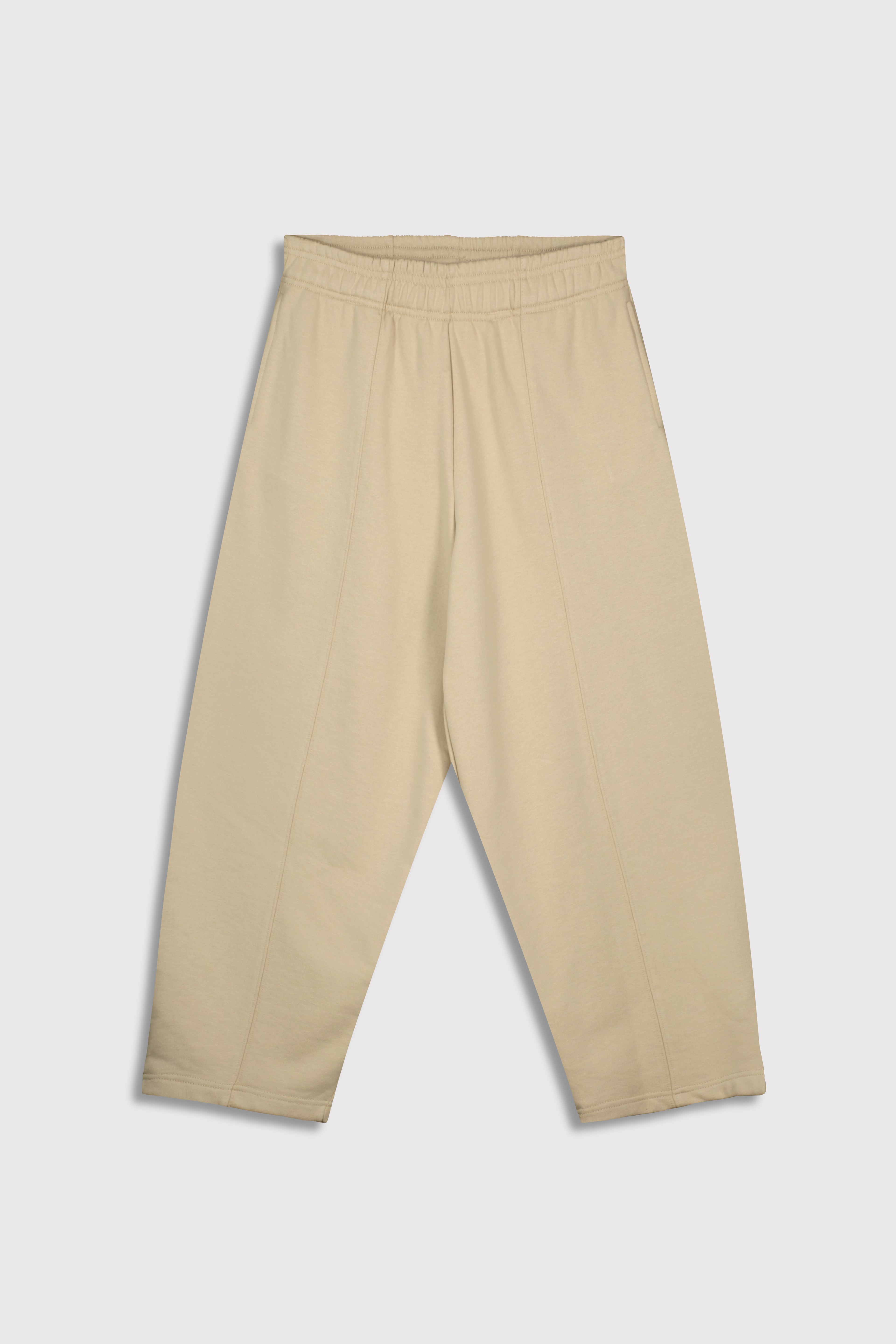 Ön Dikişli Barrel Jogger - UÇUK BEJ