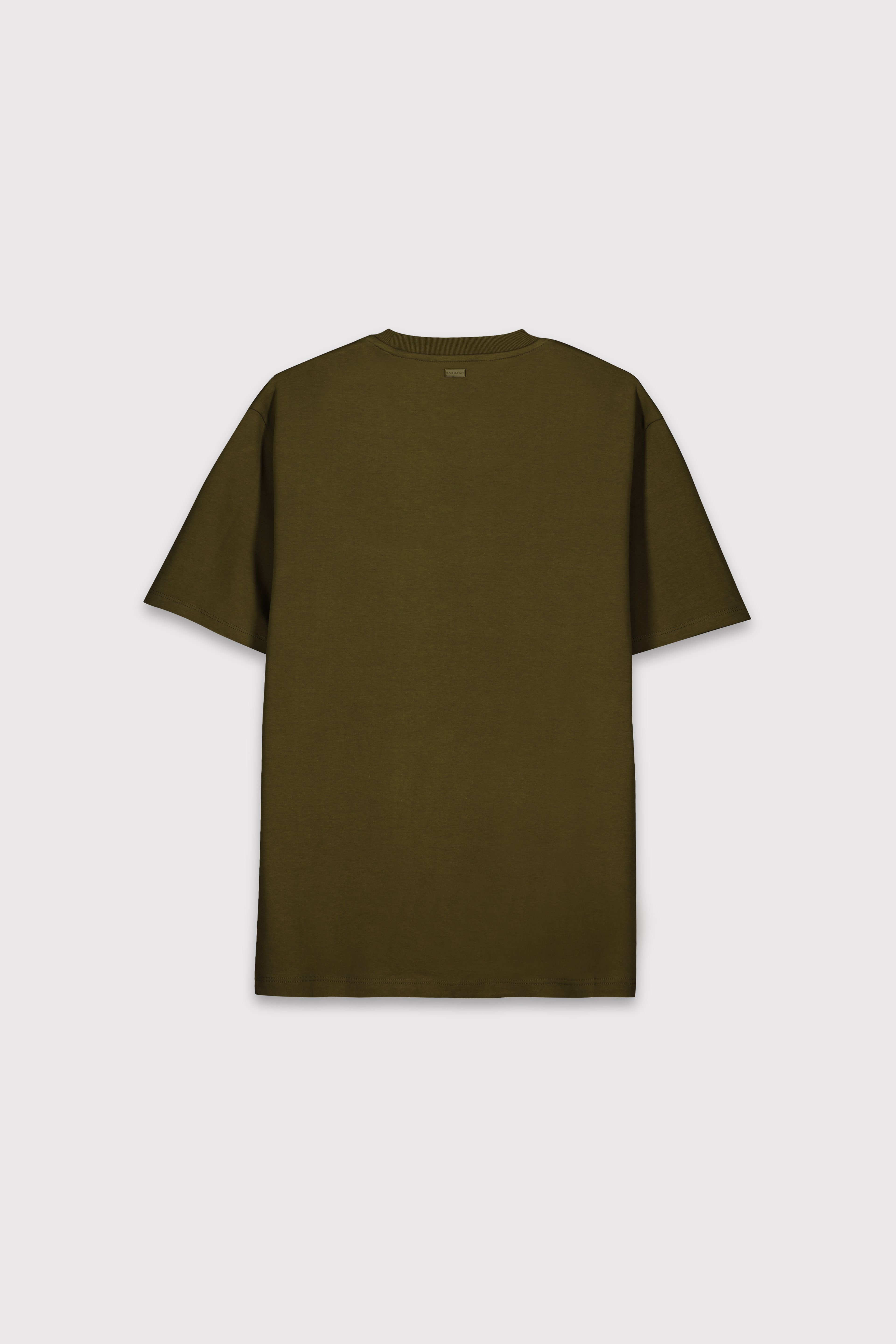Premium Relax Fit Basic Tshirt - HAKİ