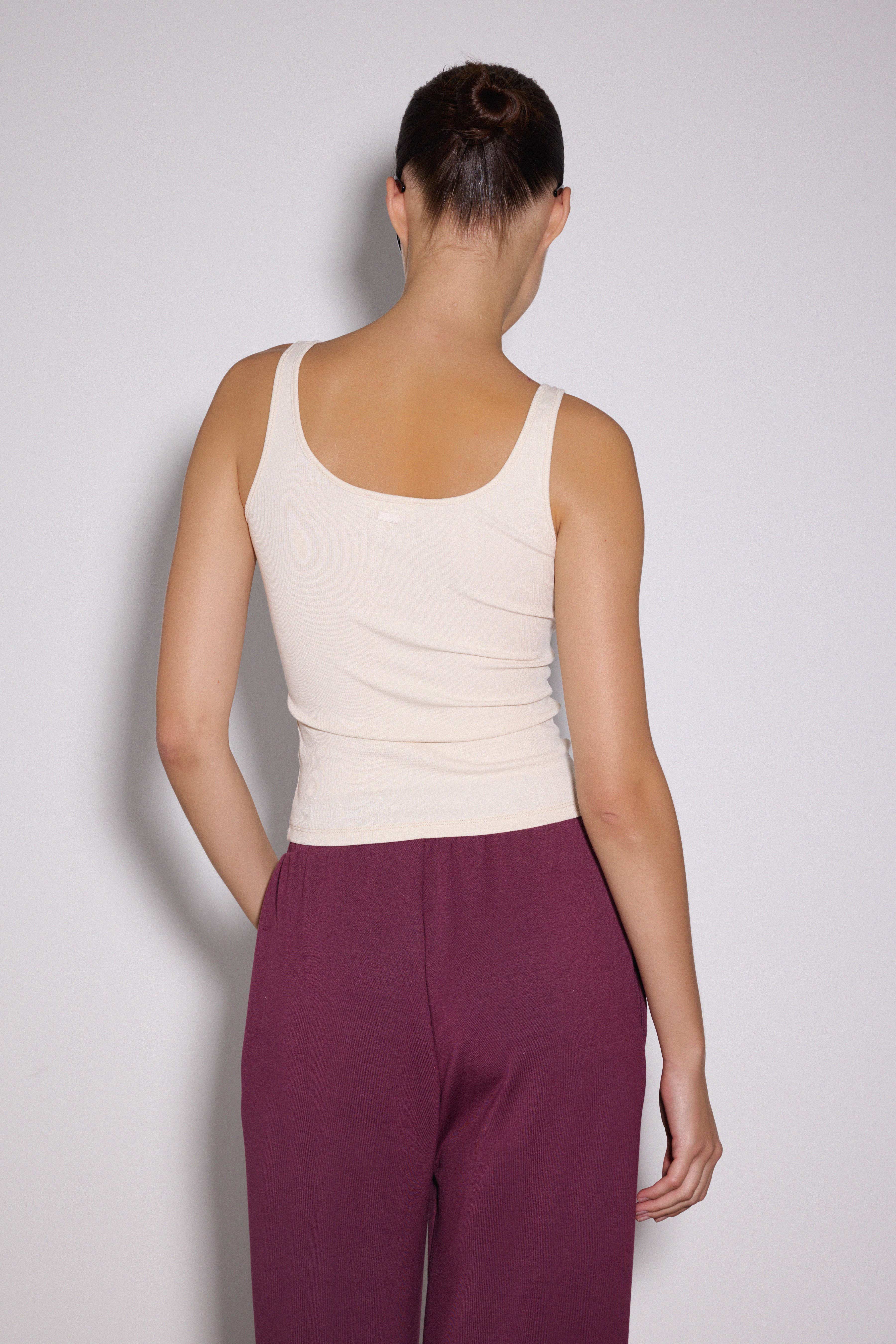 U Yaka Fitilli Atlet - BEYAZ KUM