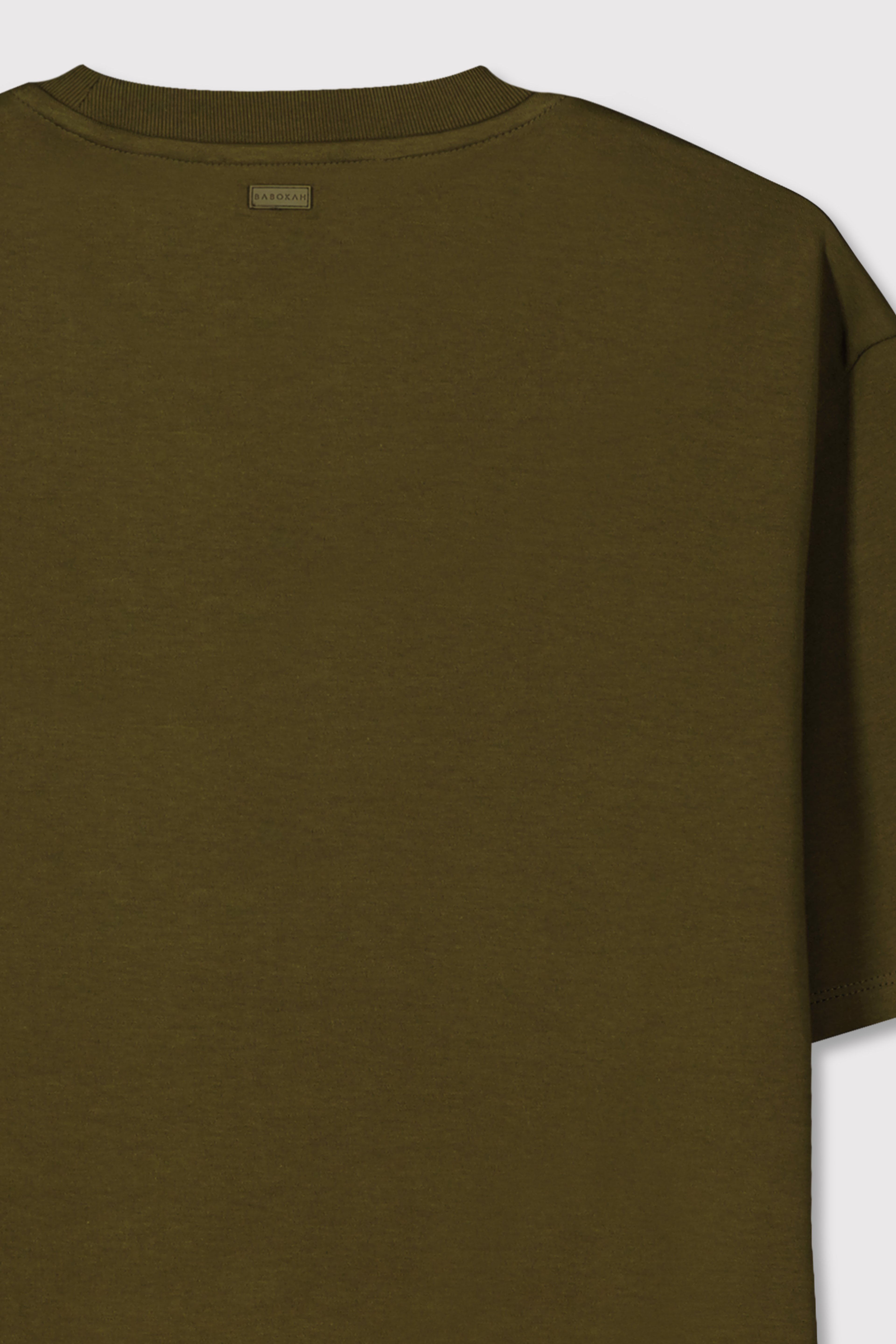 Premium Relax Fit Basic Tshirt - HAKİ