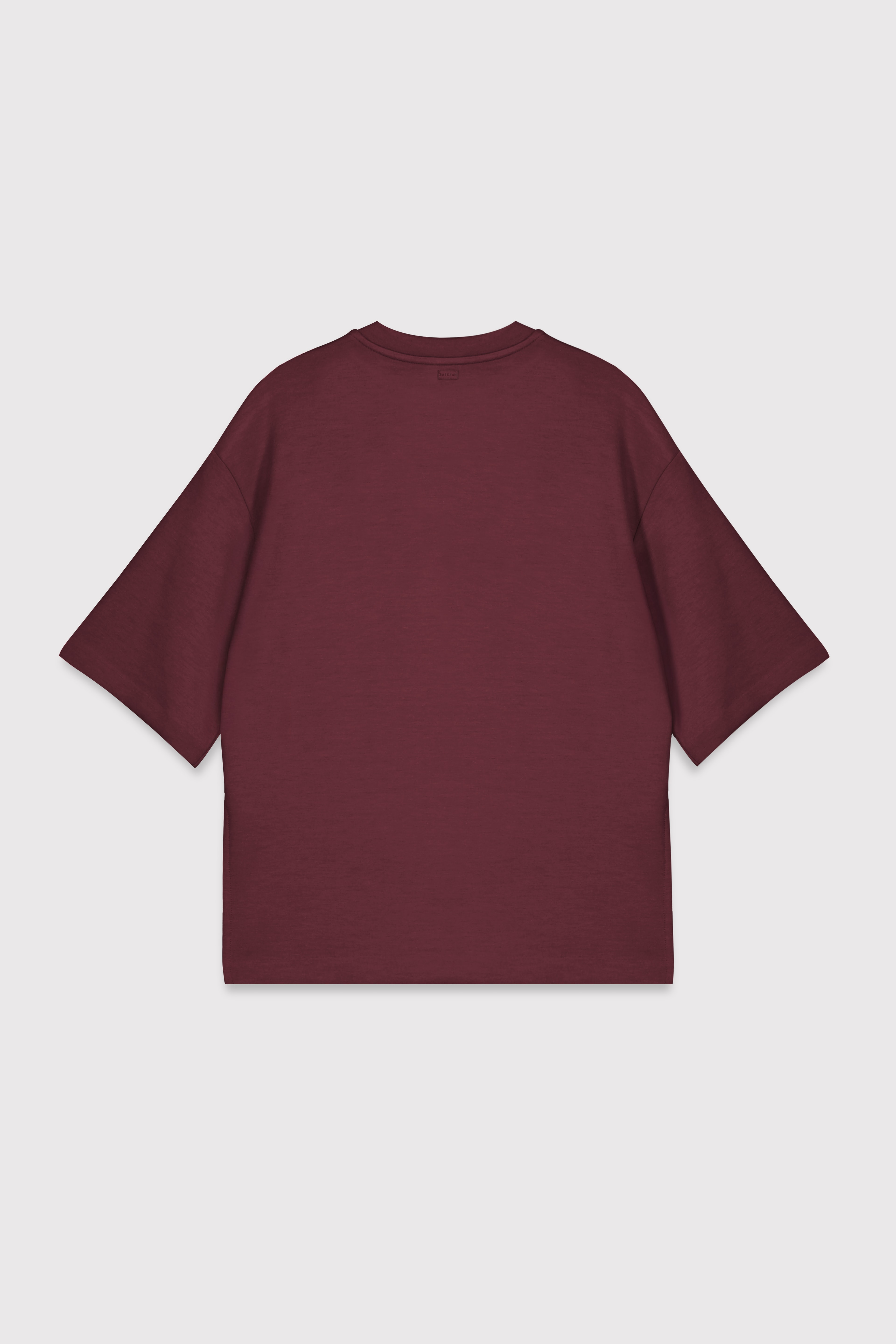 Yırtmaçlı Loose Fit Modal T-Shirt - MÜRDÜM