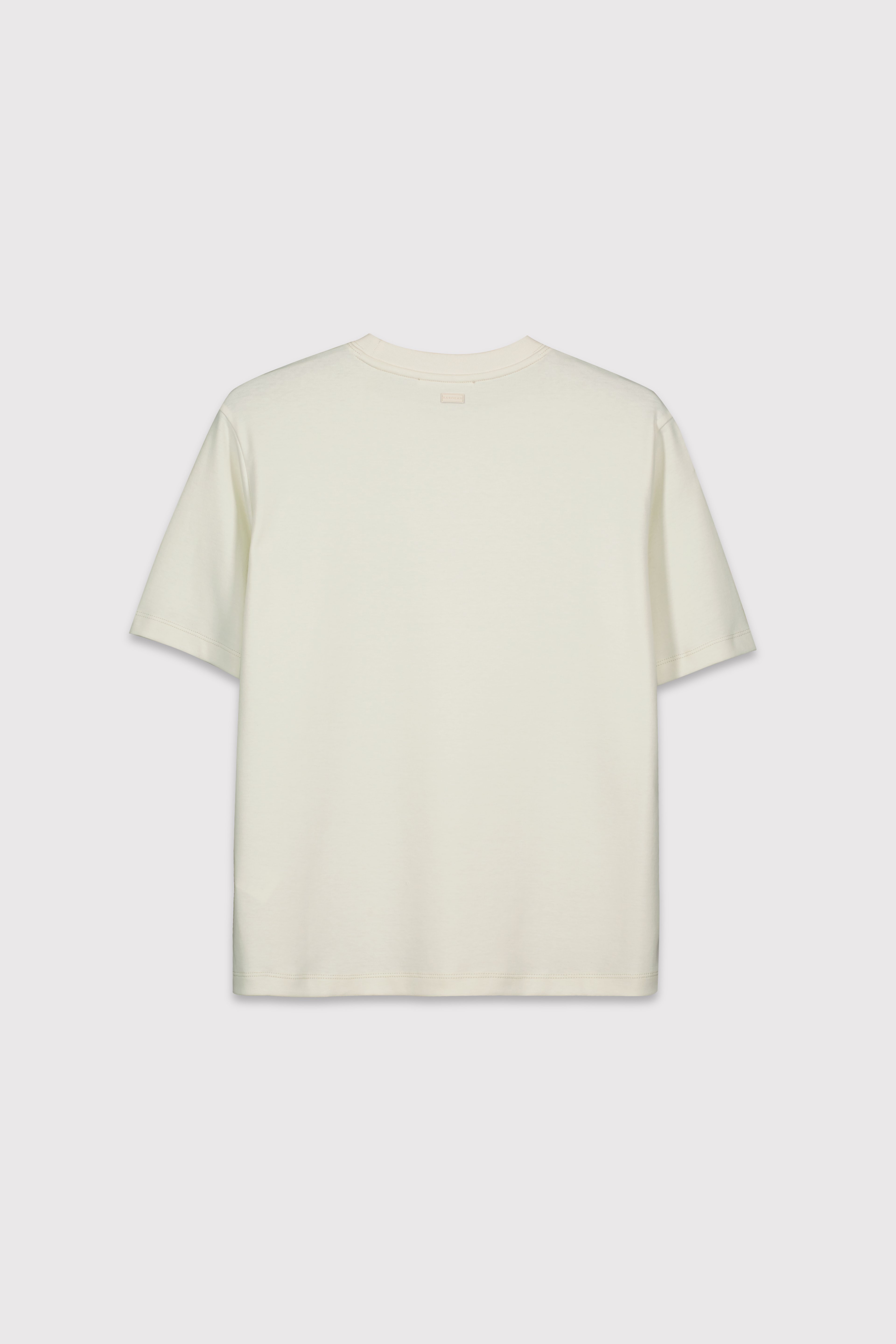 Premium Relaxed  Basic Tshirt - KREM