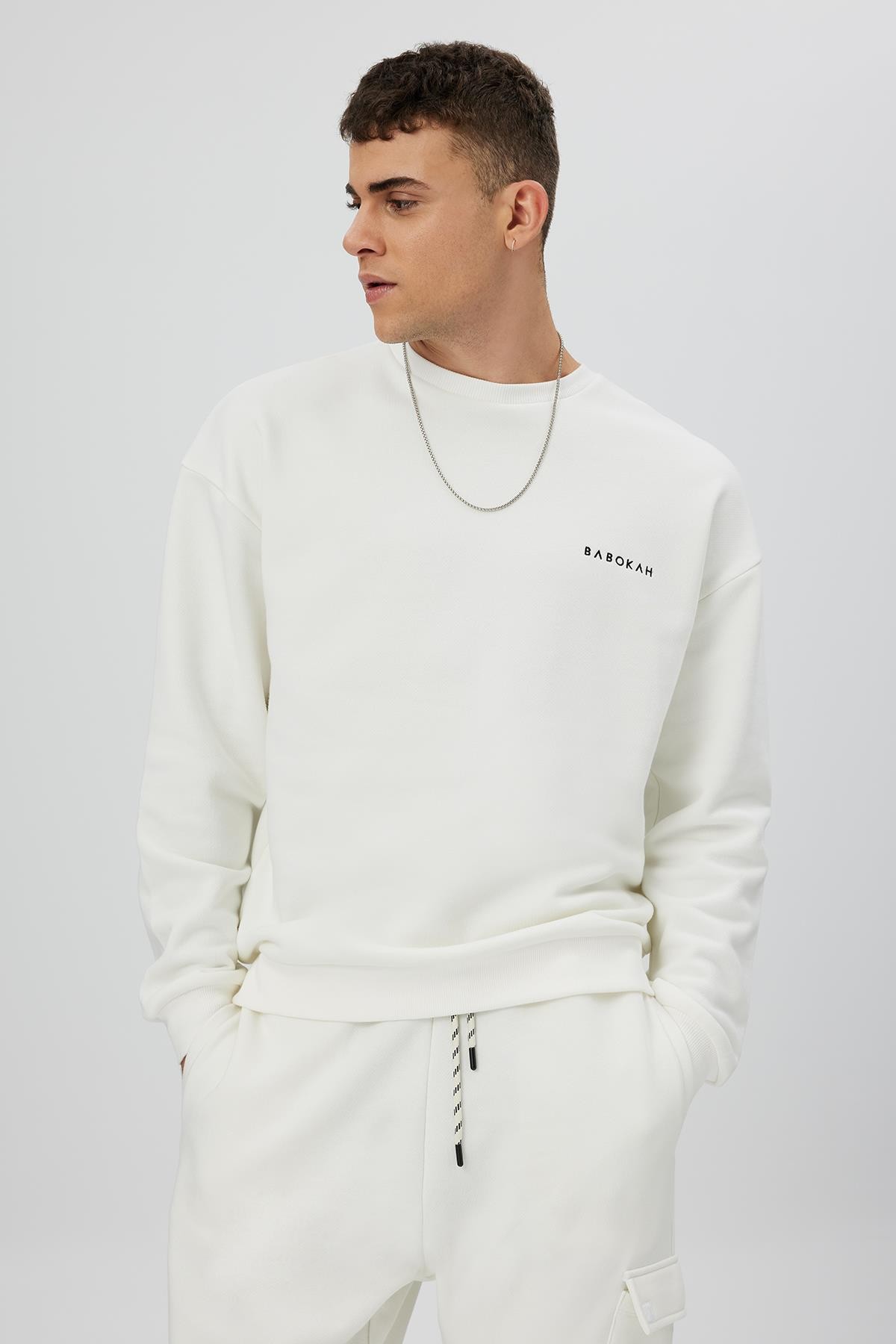 Bisiklet Yaka Oversize Fit Sweatshirt