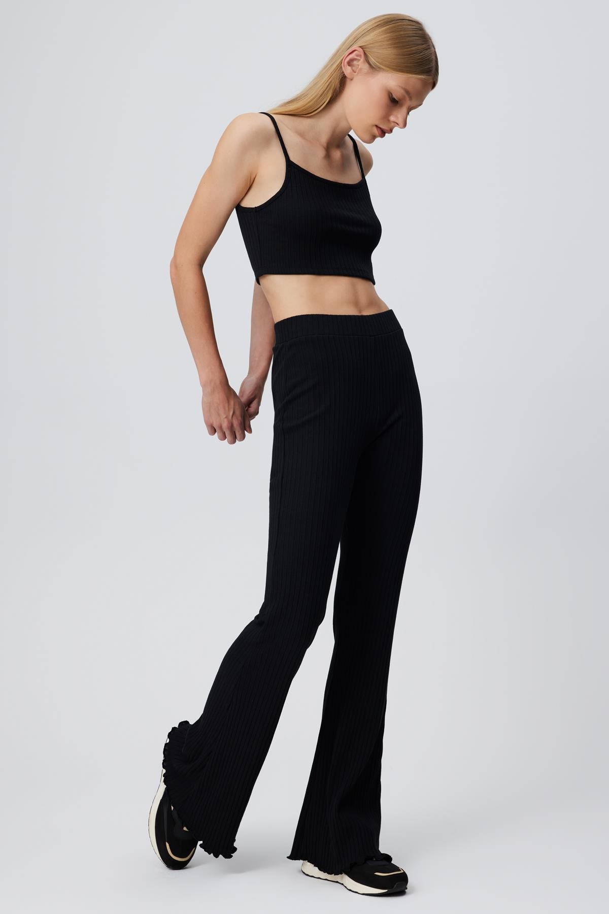 Askılı Kaşkorse Crop Top