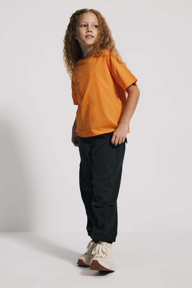 (Kids) Oversize Fit Unisex T- shirt - TURUNCU