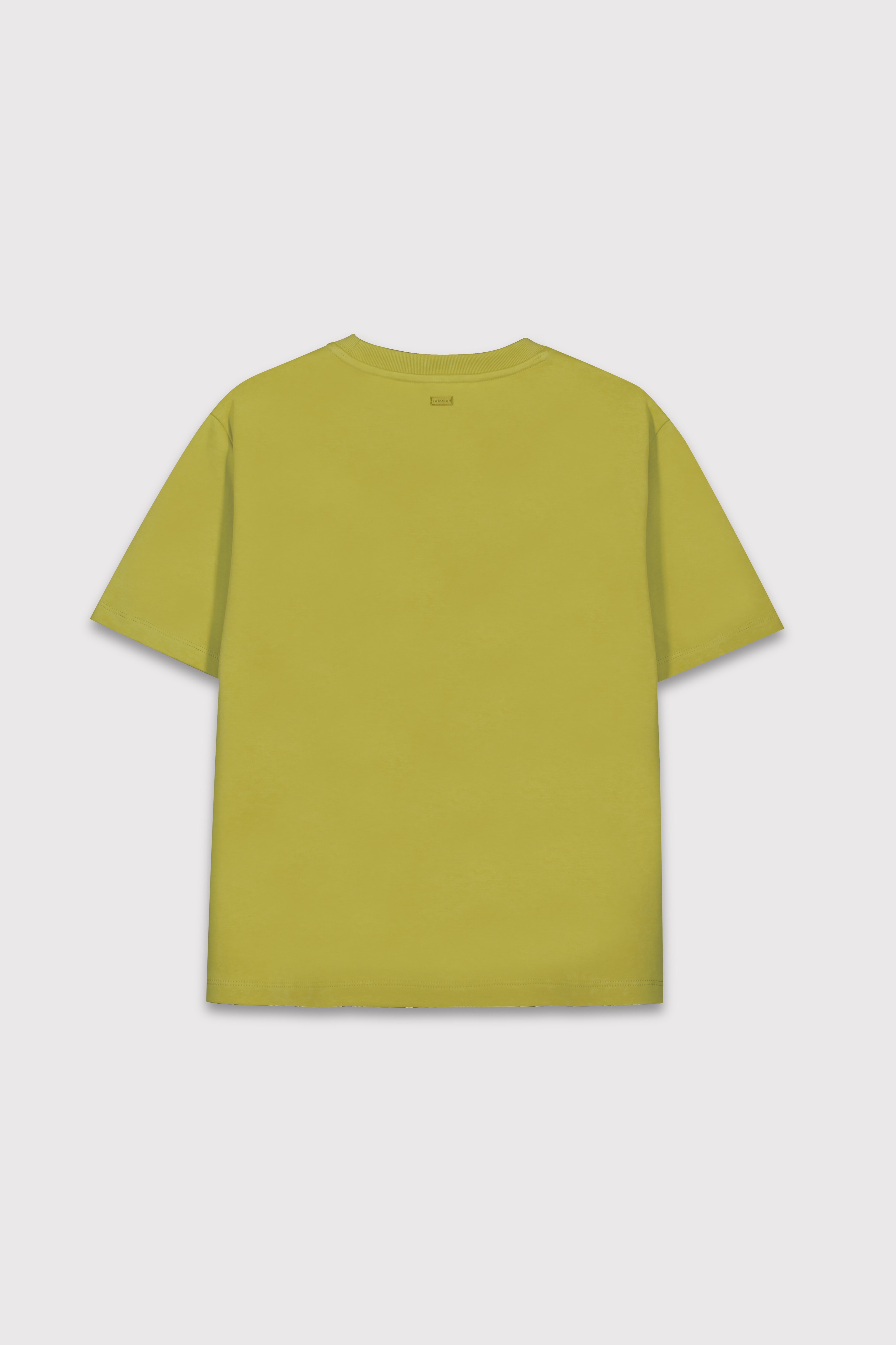 Premium Relaxed  Basic Tshirt - FISTIK YEŞİLİ