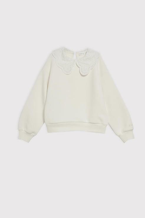 (Kids Girl) Fisto Yaka Loose Fit Sweatshirt