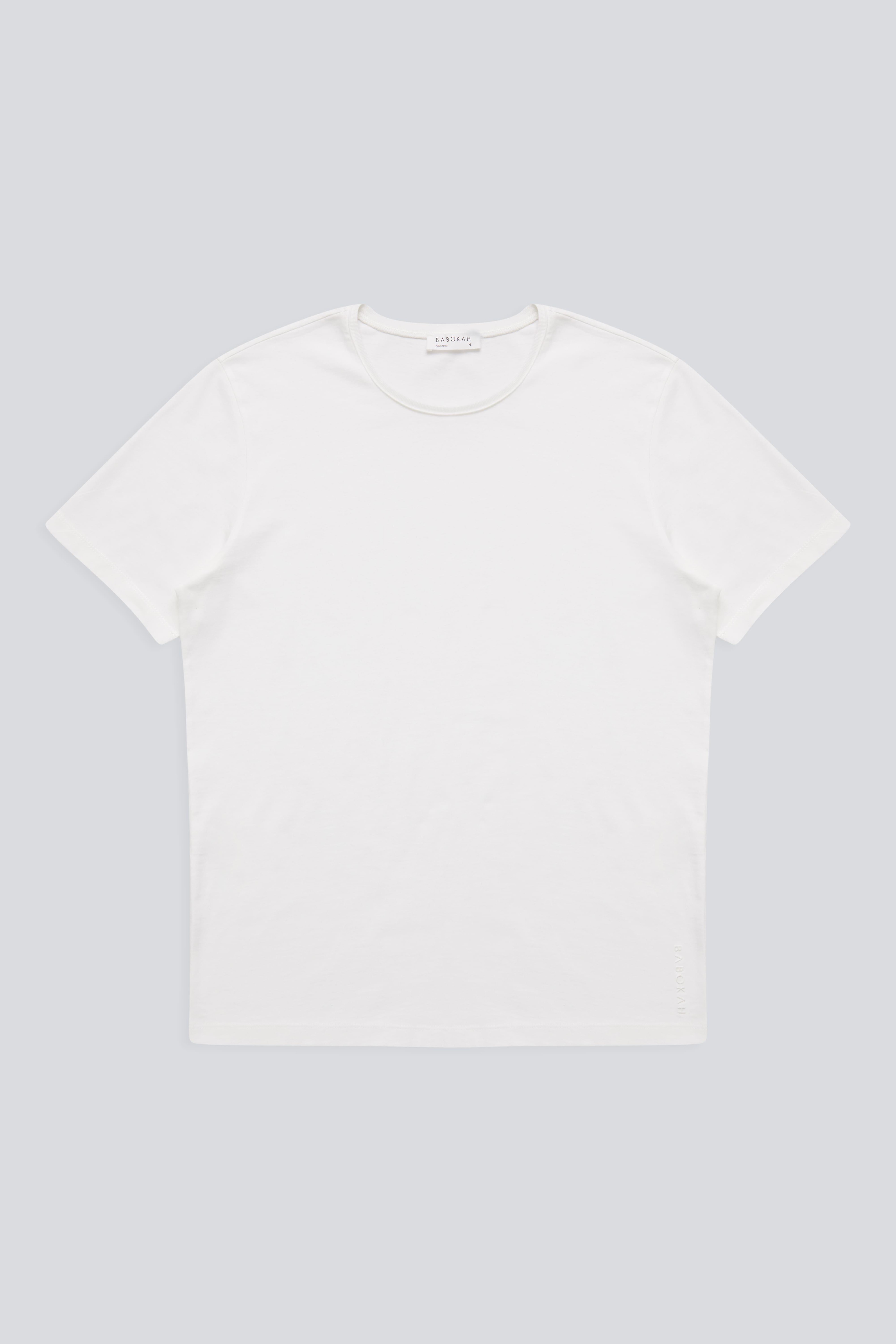 Raw Edge Yaka Basic Comfort Fit T-Shirt