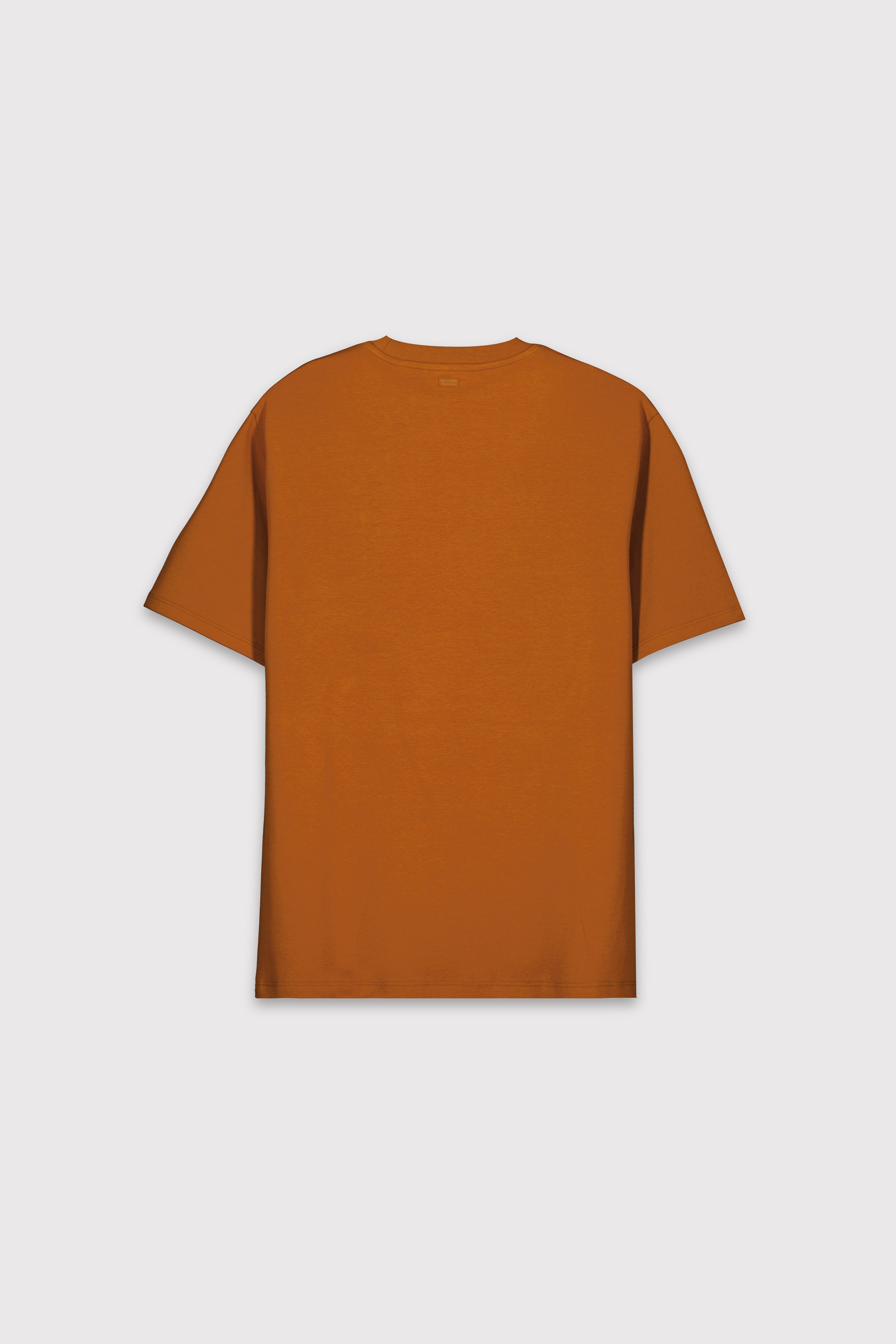 Premium Relax Fit Basic Tshirt - KARAMEL