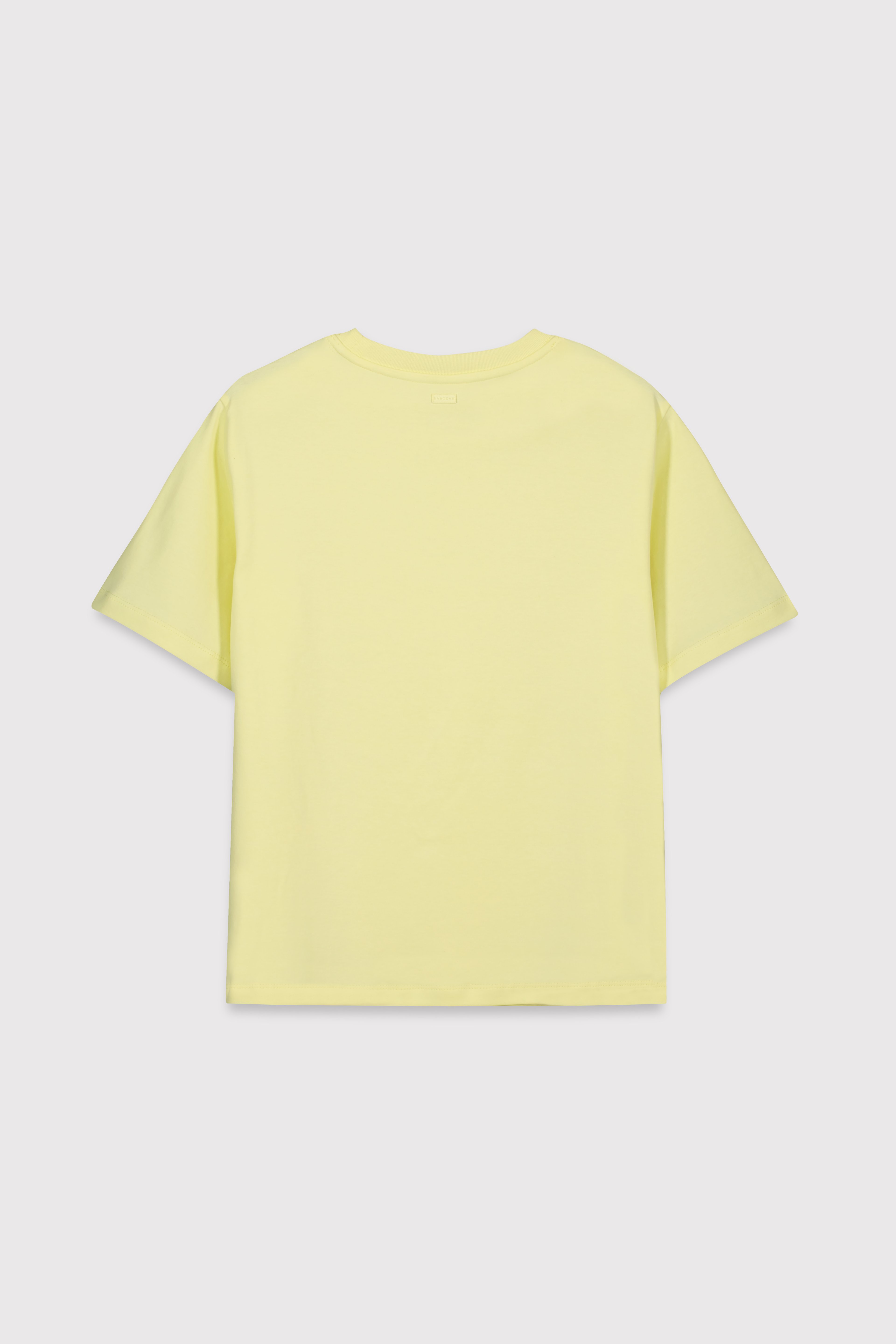 Premium Relaxed  Basic Tshirt - AÇIK SARI