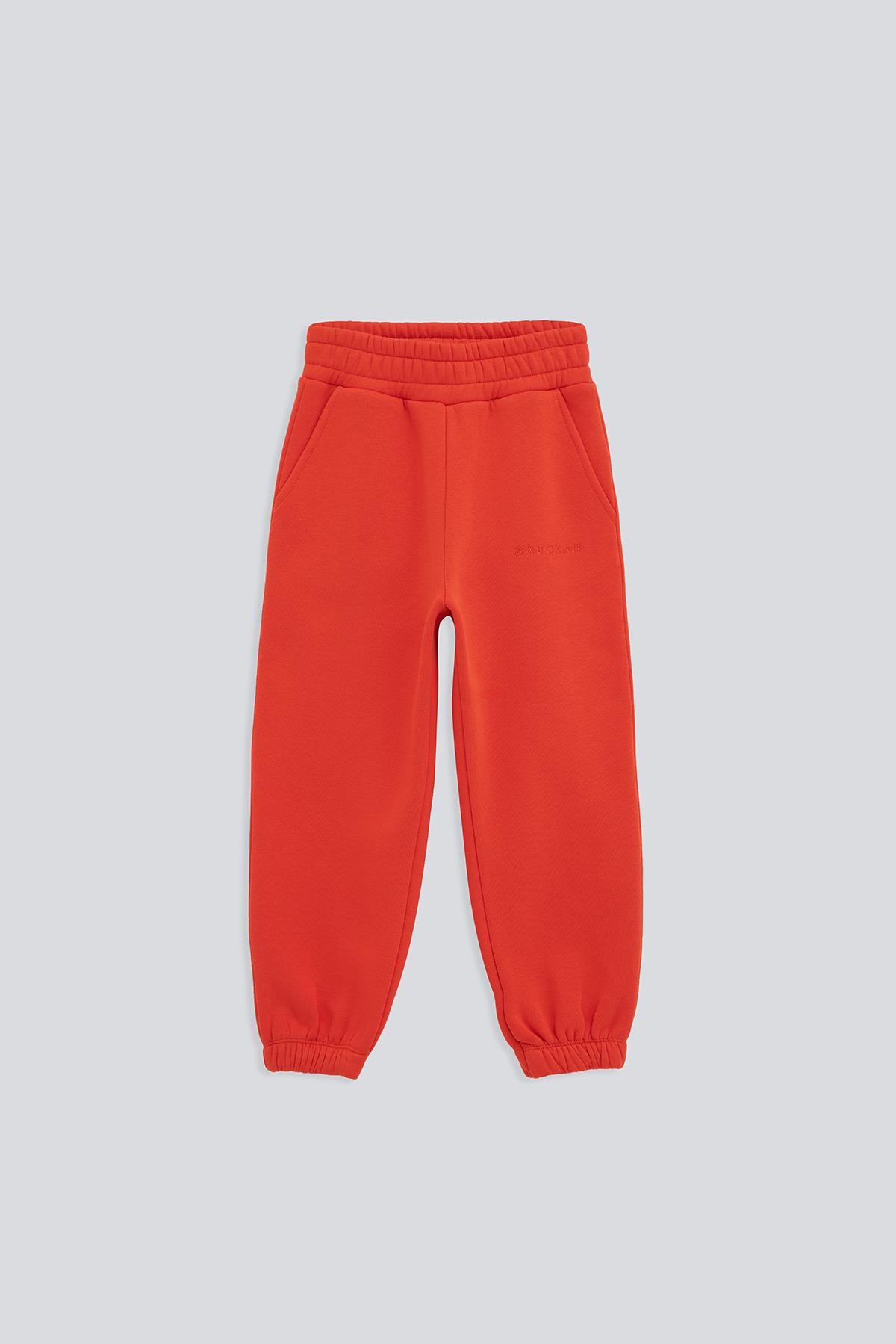 (Kids Girl) Oversize Jogger - KIRMIZI