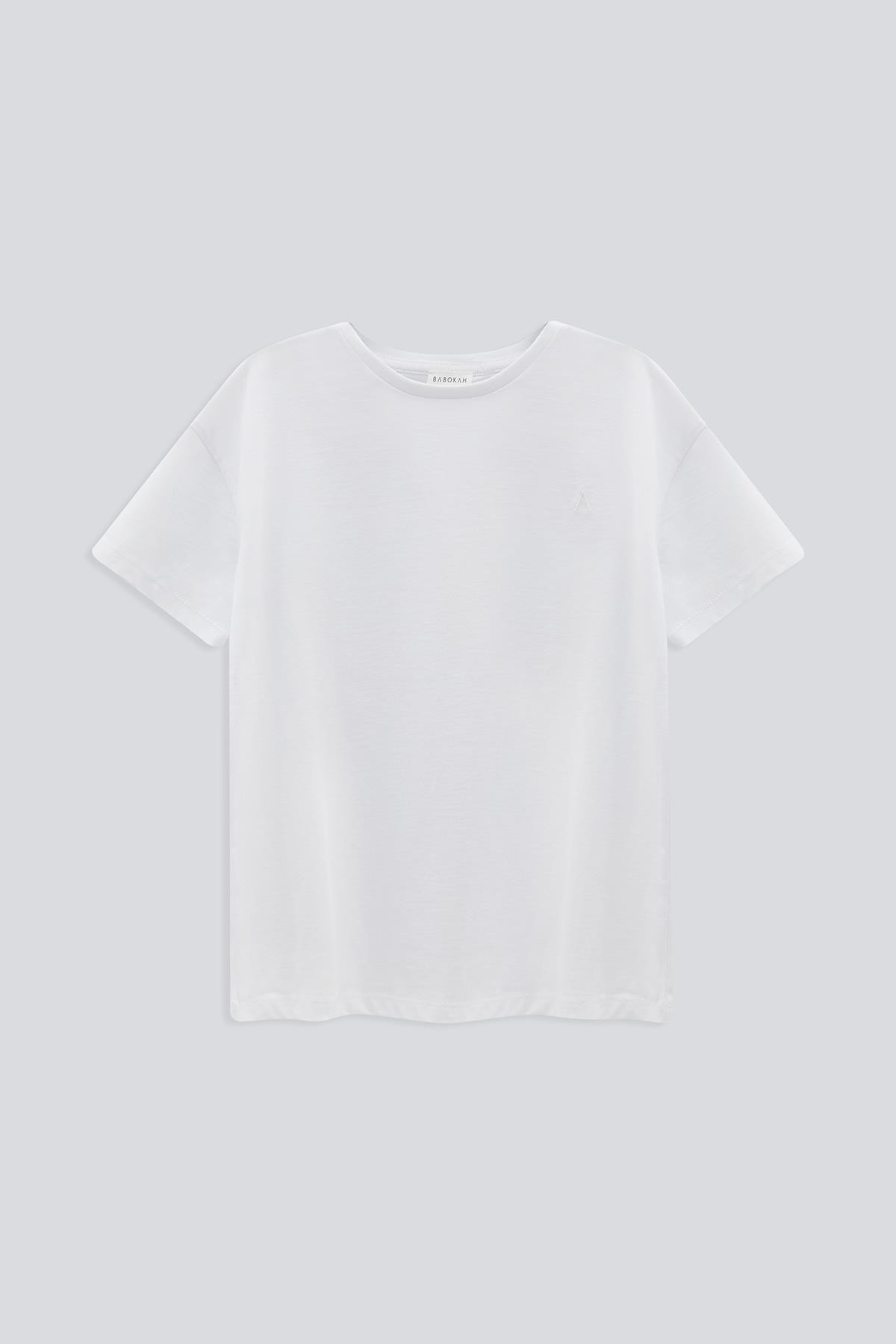 (Kids Boy) Comfort Fit Basic Kısa Kol T-Shirt