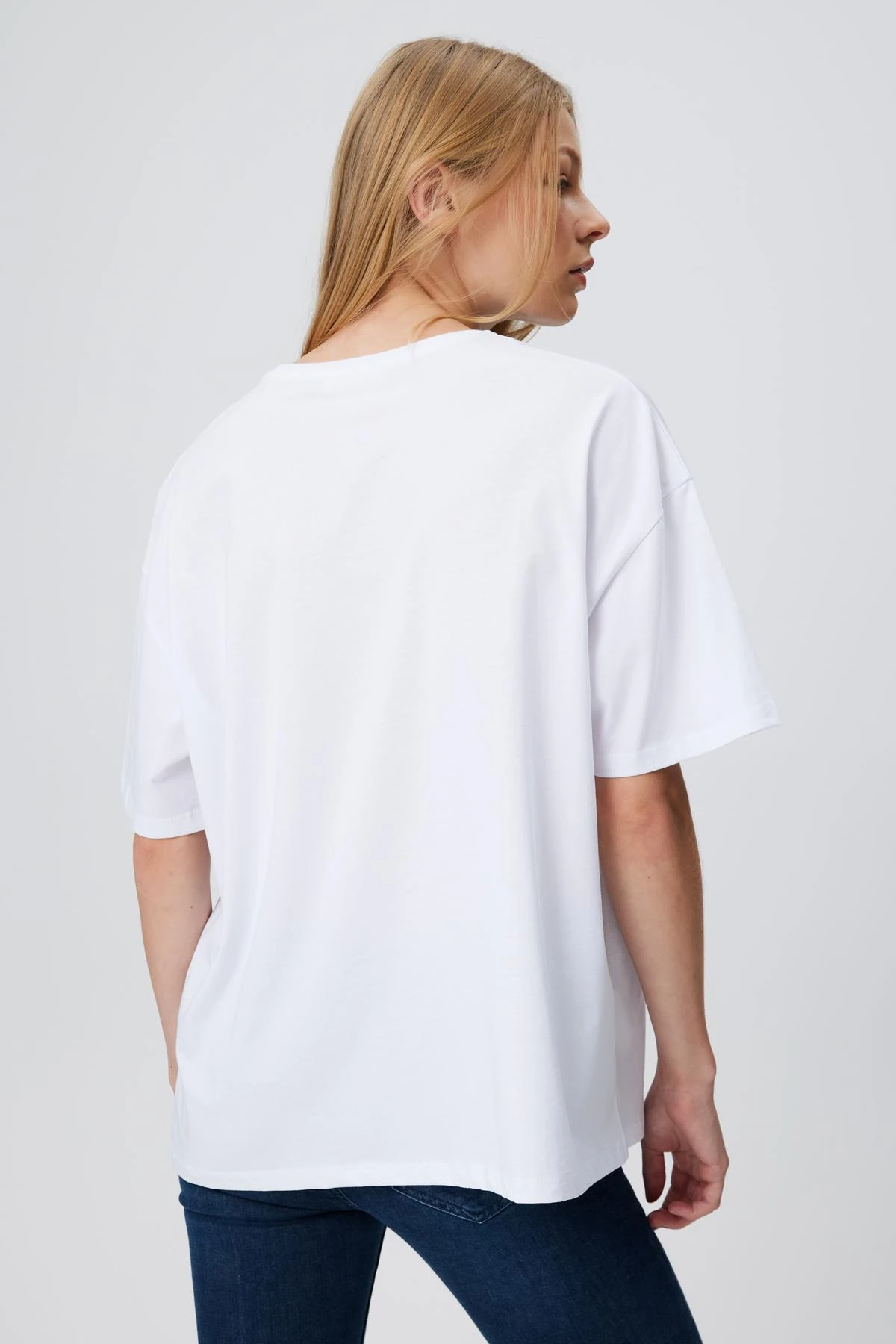 Basic Kısa Kol Oversize T-Shirt